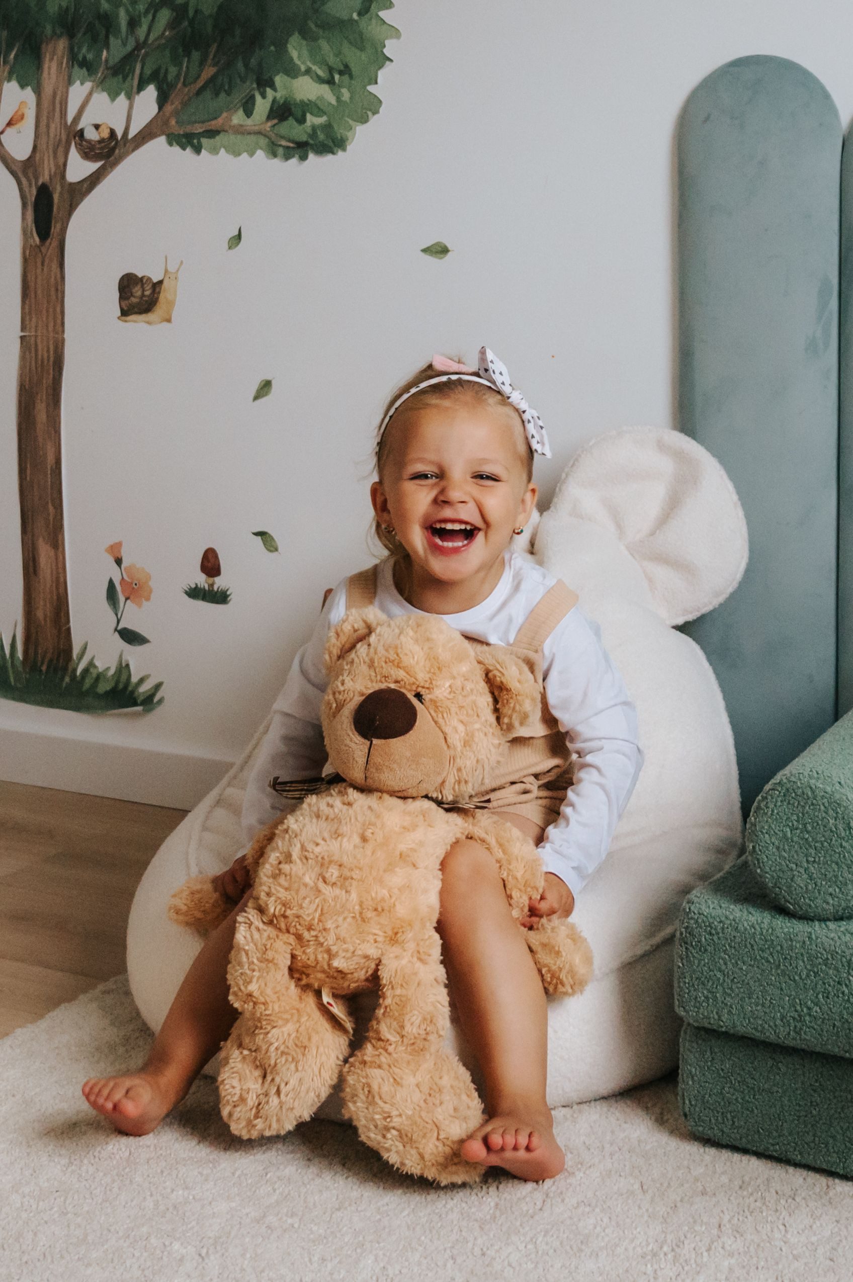 FAVRE Sitzsack KIDS Kinder Sitzsack mit Ohren – Bild 5 von 5