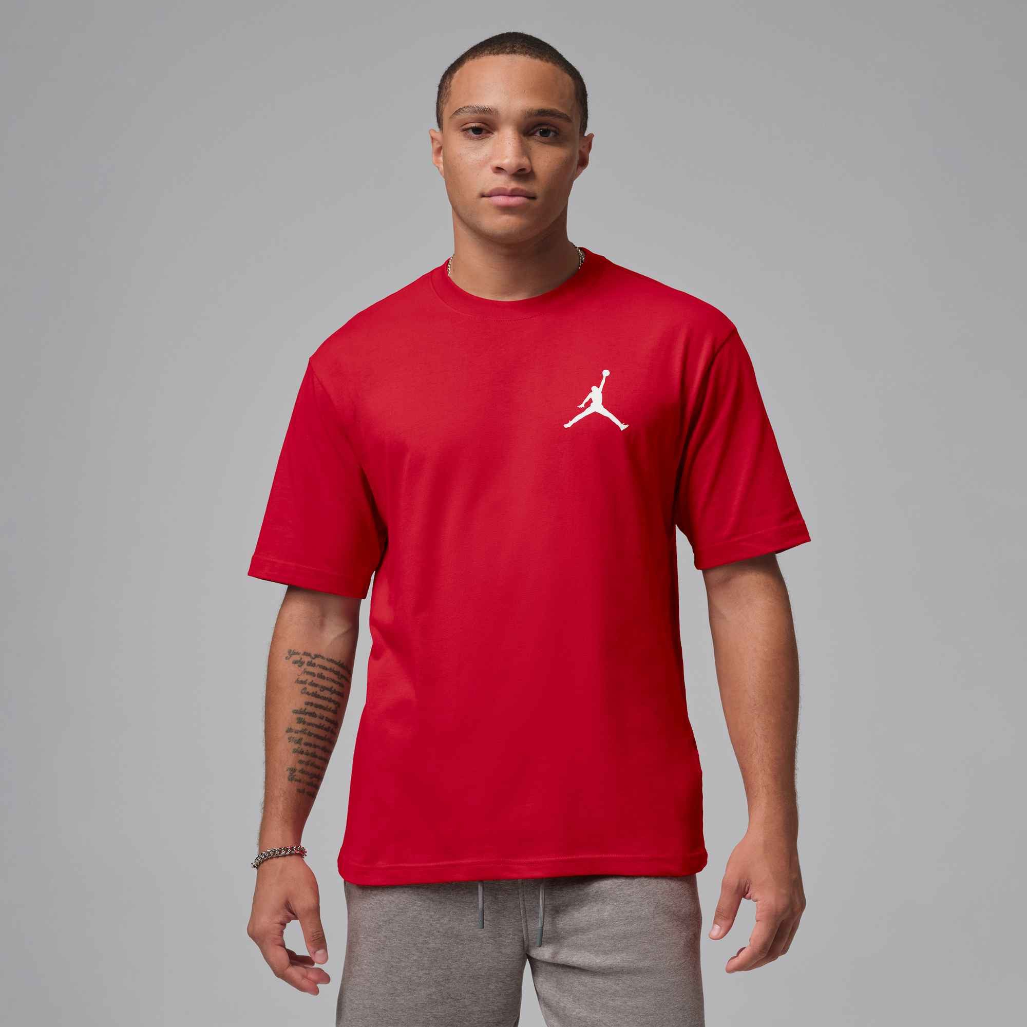 Jordan Trainingsshirt M J JUMPMAN SS LBR TEE 2 leichtes Material, schnell trocknend, sportliche Passform