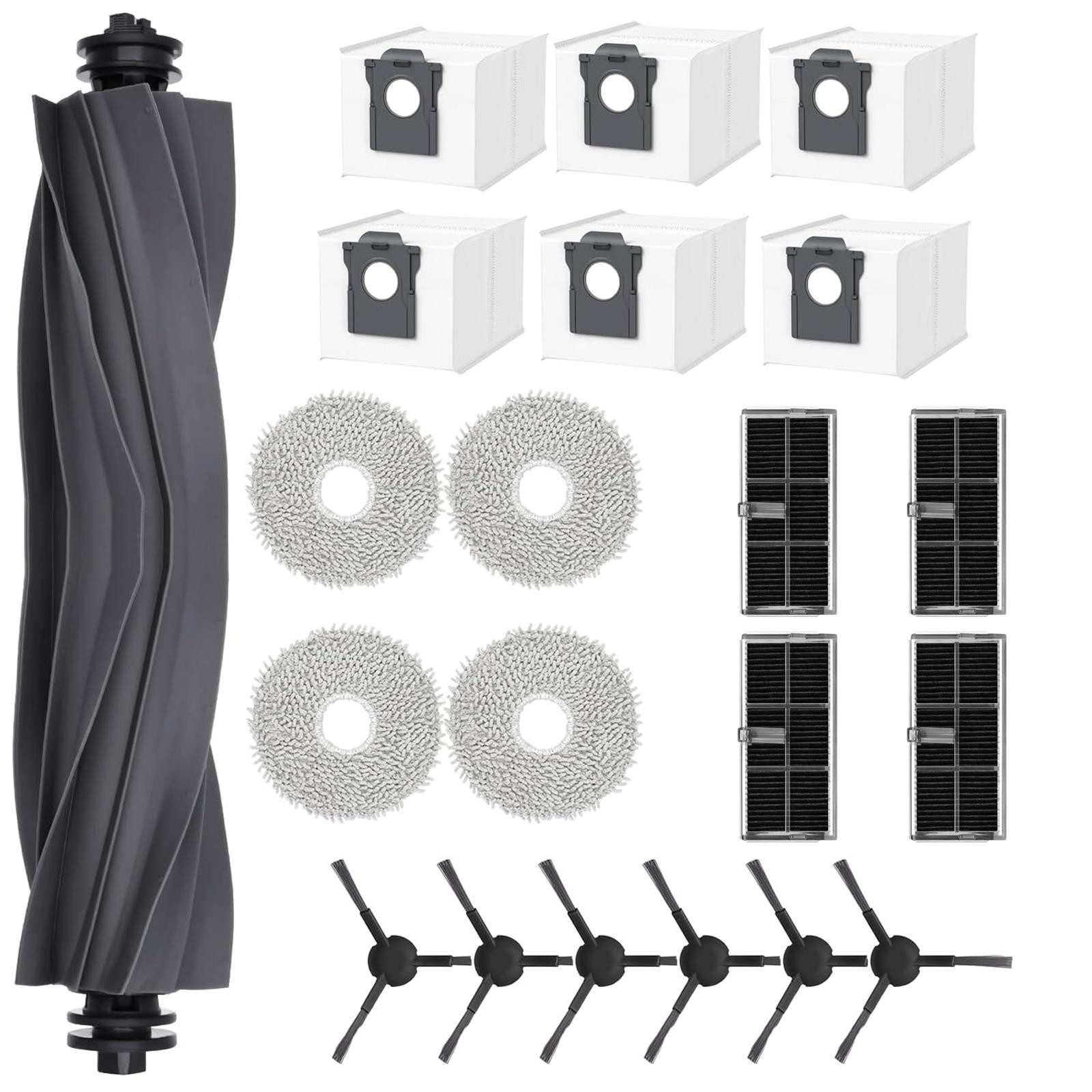VERCO Reinigungsbürsten-Set Reinigungskit für Dreame, X30 Ultra, L10s Pro Ultra, (21-tlg), Ersatz Teile Set Wartungskit Filter Seitenbürste Zubehör Bürste