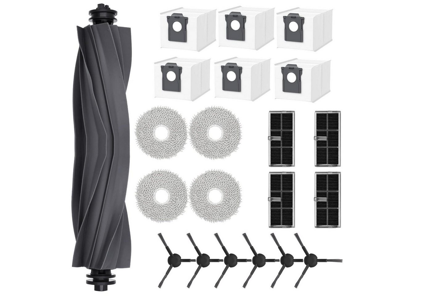 VERCO Reinigungsbürsten-Set Reinigungskit für Dreame, X30 Ultra, L10s Pro Ultra, (21-tlg), Ersatz Teile Set Wartungskit Filter Seitenbürste Zubehör Bürste