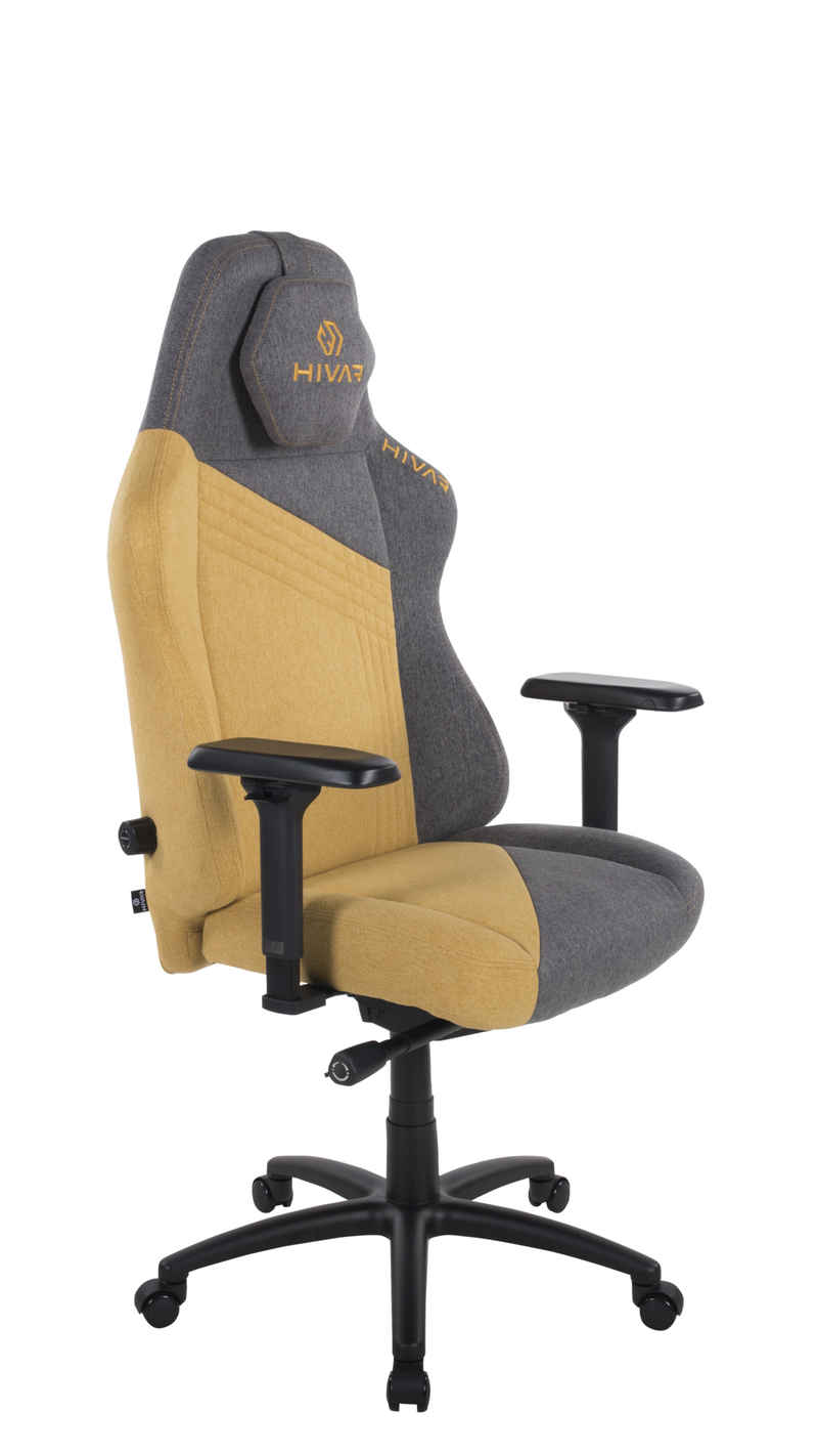 HIVAR Gaming-Stuhl SKYLAR SUN XL, Sitztiefenverstellung, TÜV geprüft, Belastbarkeit 150 kg