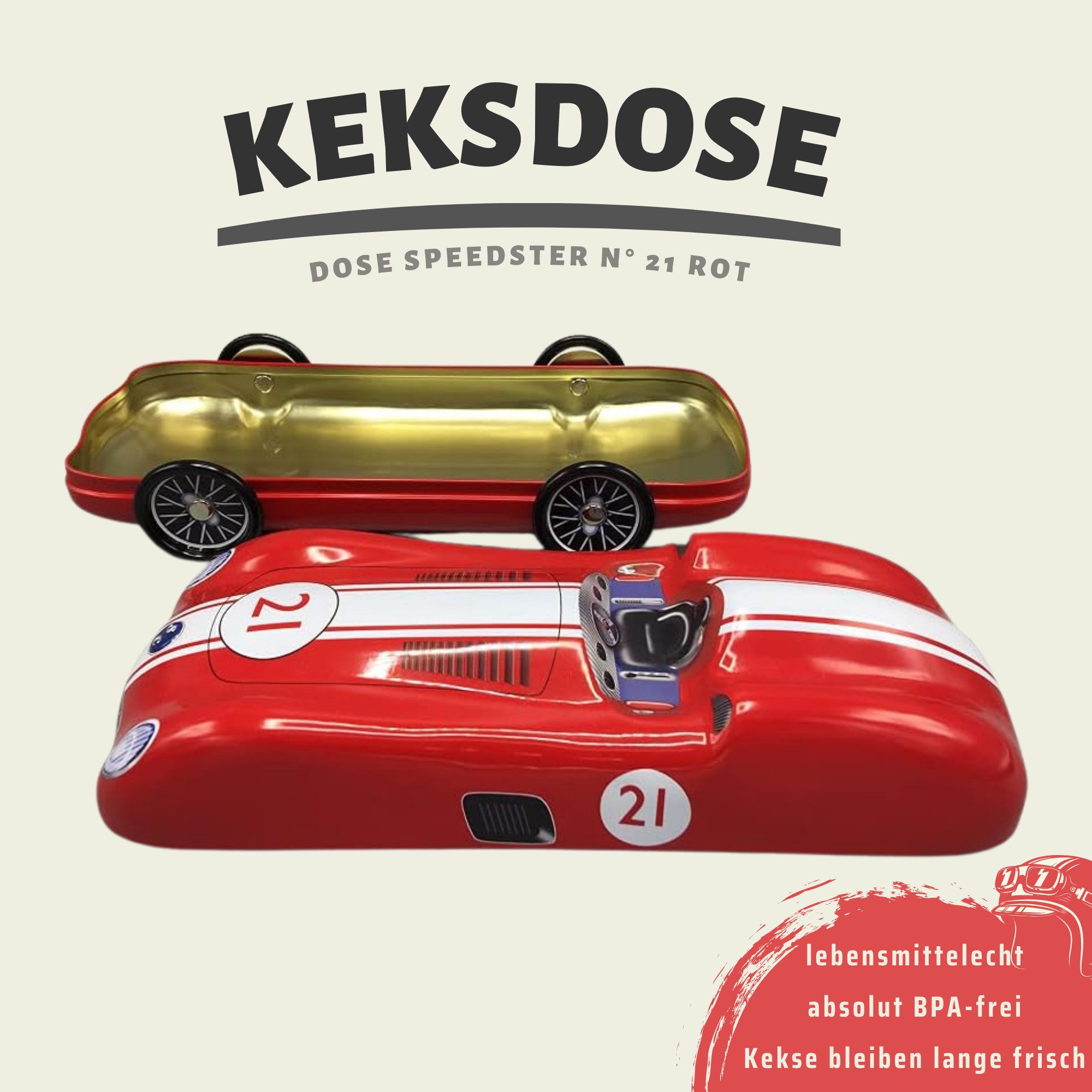 MediMuc Keksdose Speedster Nr. 21