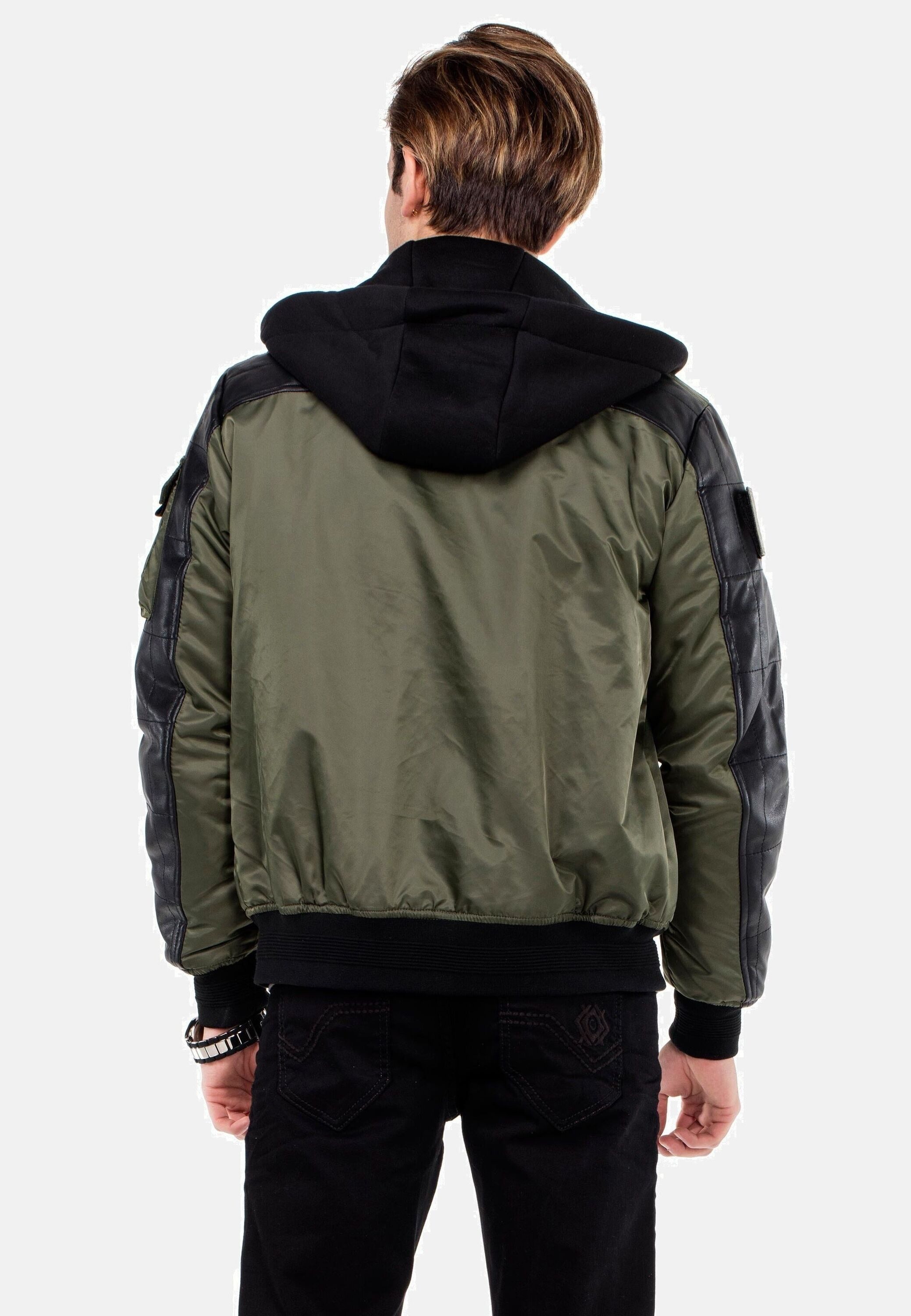 Cipo & Baxx Bomberjacke Jacke mit abnehmbarer Kapuze, CM-134 günstig online kaufen