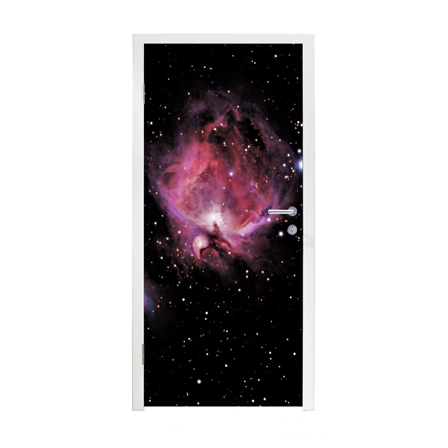 MuchoWow Türtapete Konstellation - Weltraum - Orion - Jungen - Mädchen - Kinder, Matt, bedruckt, (1 St), Fototapete für Tür, Türaufkleber, 75x205 cm