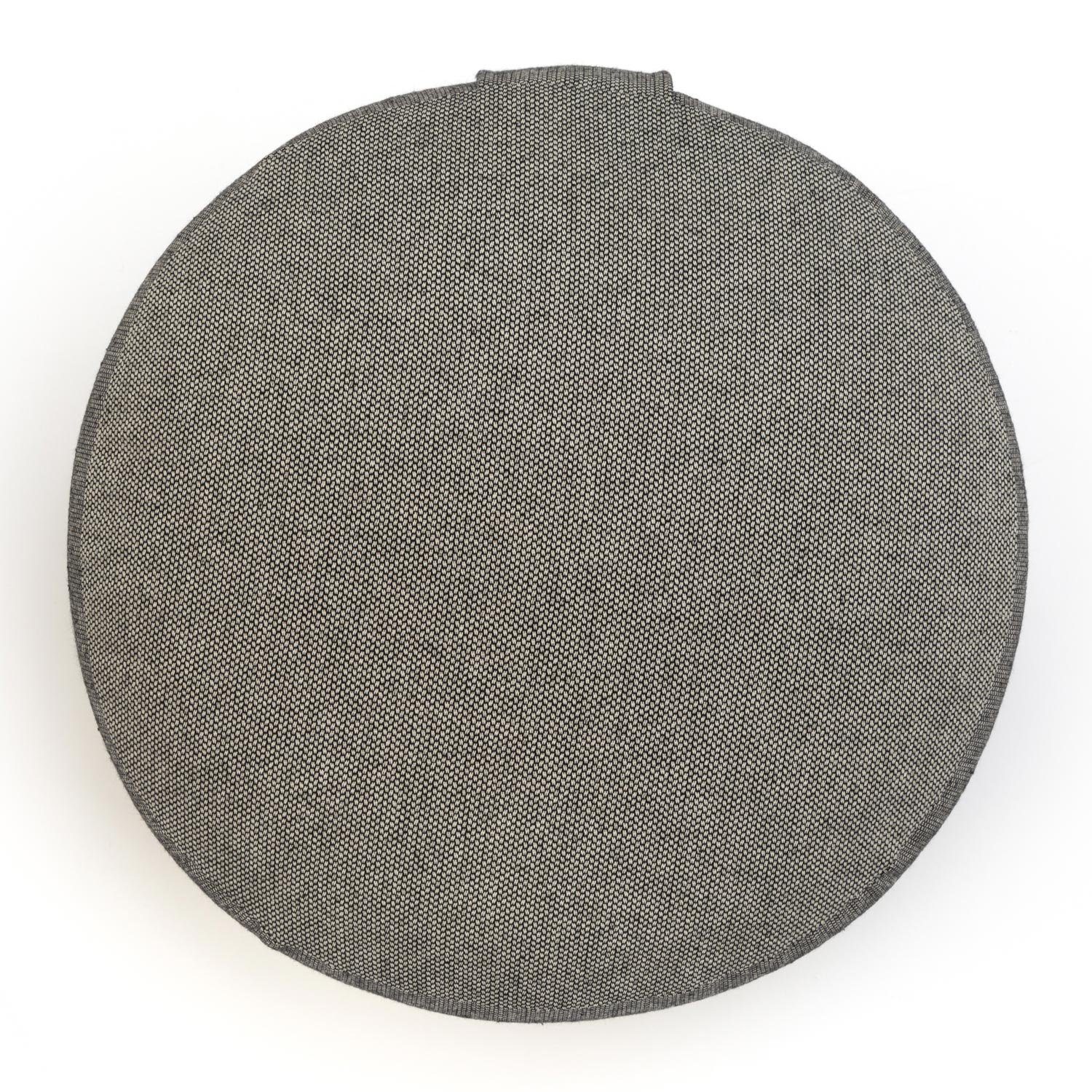 bodhi Meditationskissen RONDO Meditationskissen CLASSIC dobby schwarz, Dinkelhülsen