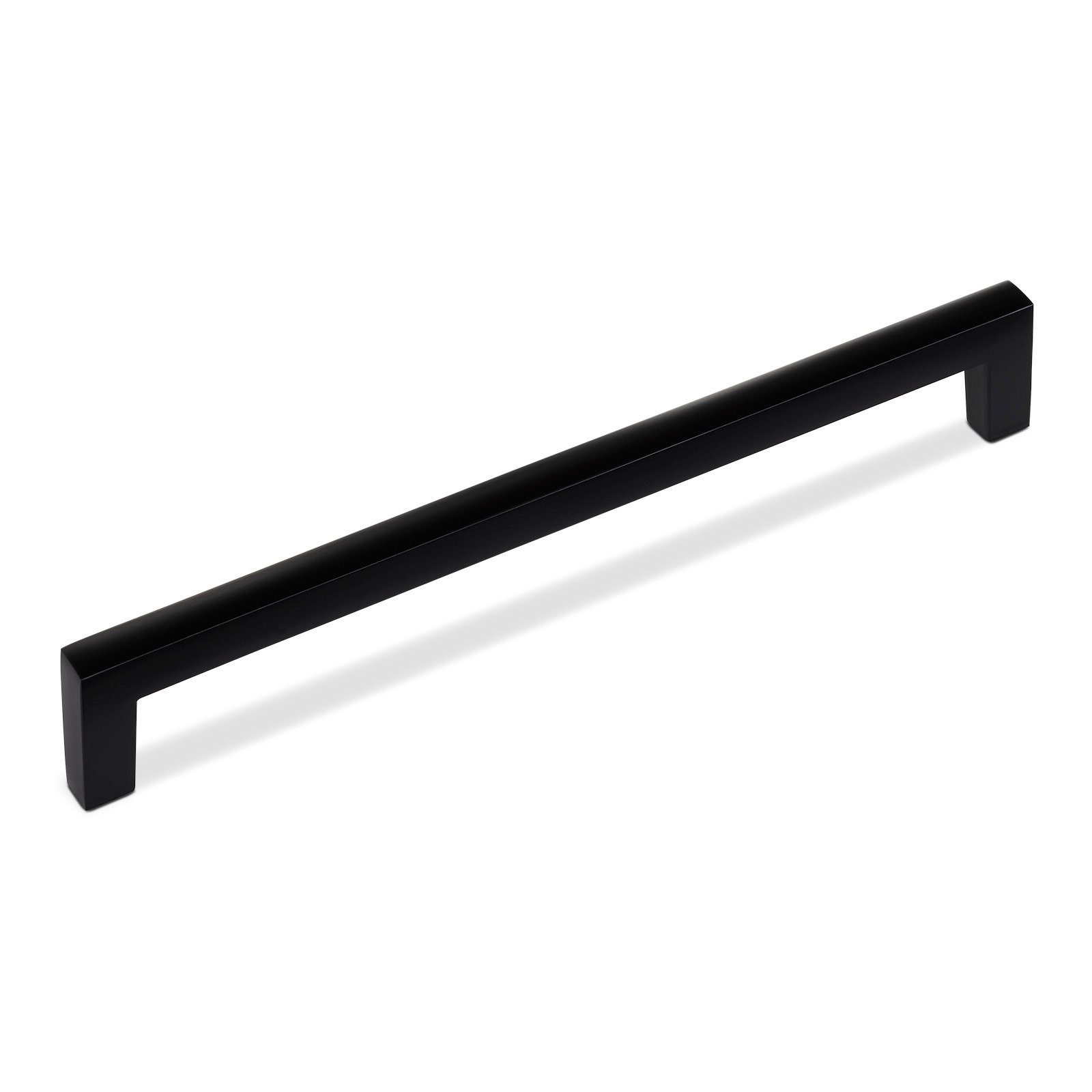 SO-TECH® Möbelgriff Bügelgriff BLACKLINE I schwarz matt, Schrankgriff Aluminium (1-St), Bohrlochabstand (BA) 192 mm, inkl. M4 Befestigungsschrauben