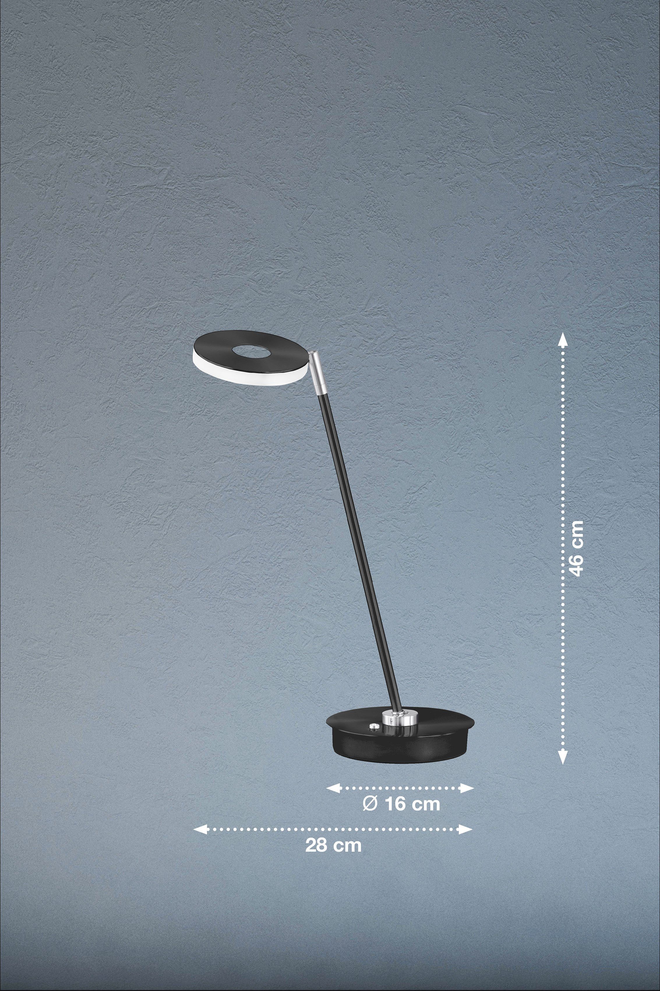 FISCHER & HONSEL LED Schreibtischlampe - Dimmfunktion, fest LED warmweiß Dent, integriert, kaltweiß