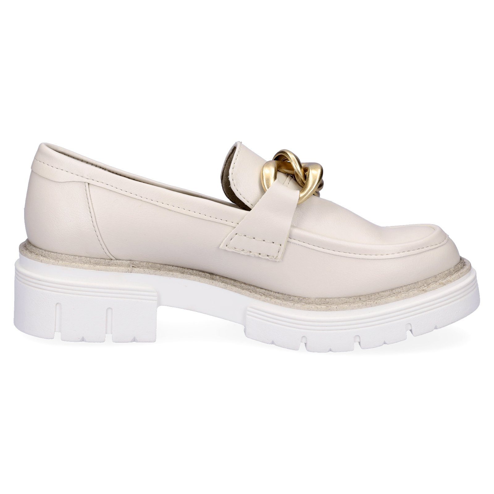 creme Slipper Slipper TOZZI beige Damen MARCO gold Marco Tozzi