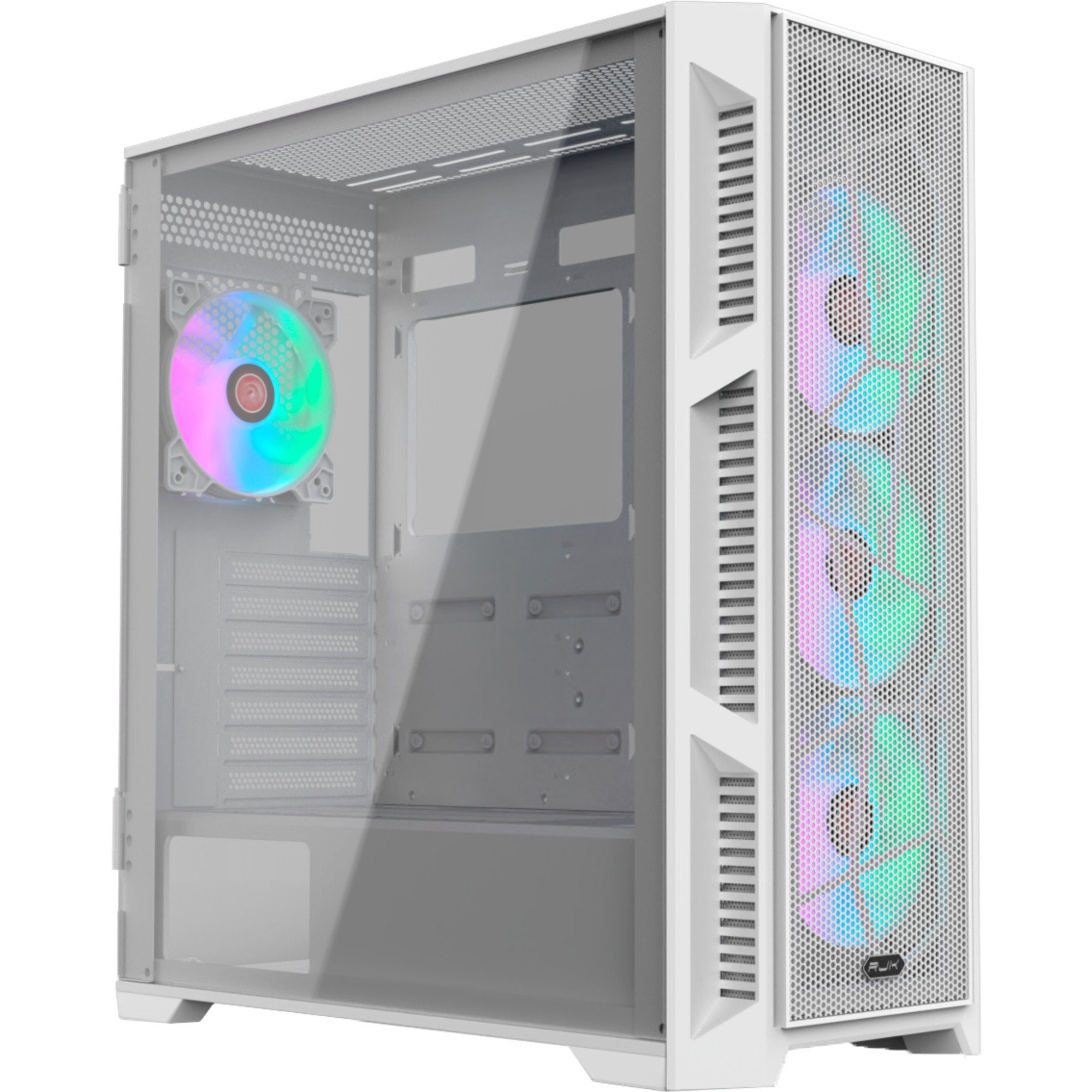 raijintek PC-Gehäuse RAIJINTEK PONOS ULTRA WHITE MS4, Tower-Gehäuse