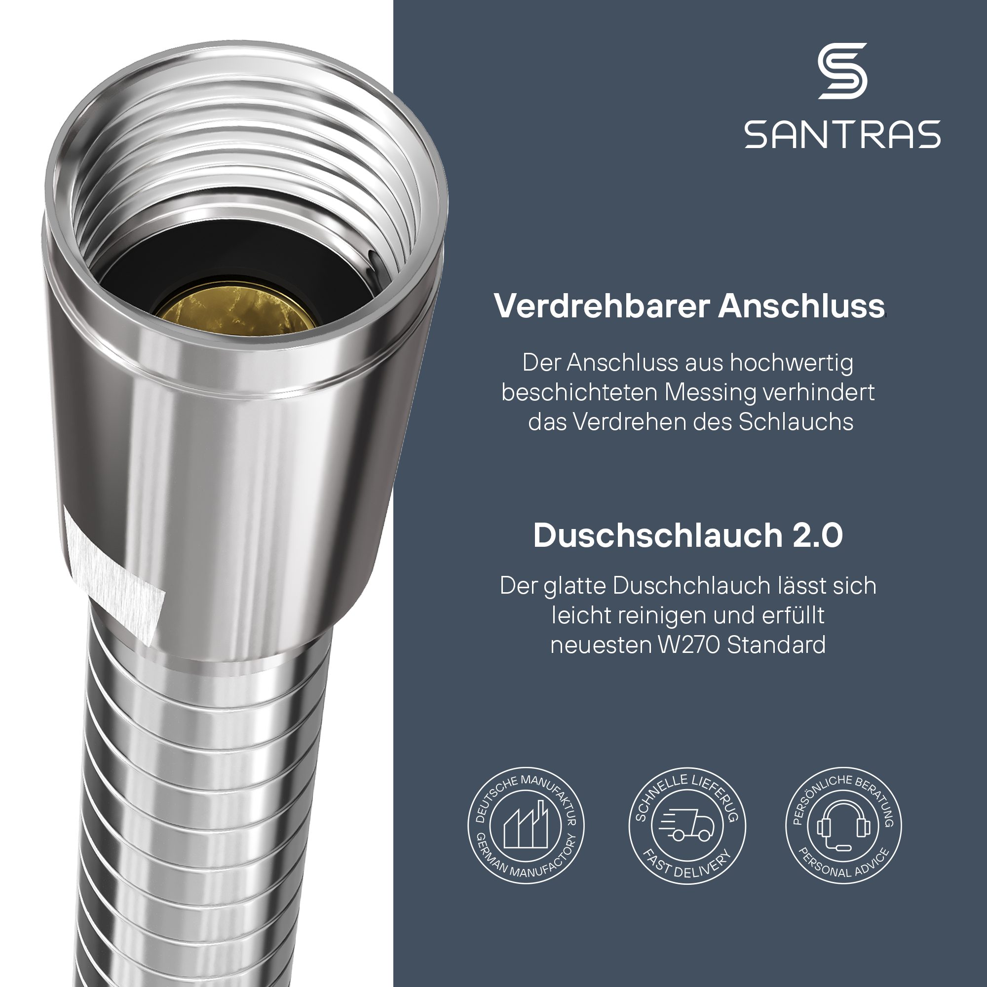 Santras Brauseschlauch Duschschlauch My-Flex günstig online kaufen
