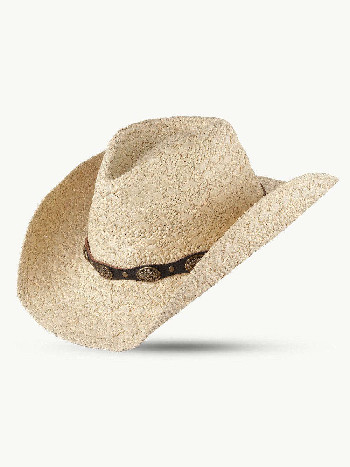 Scippis Strohhut SCIPPIS Sommerhut „Winton“ – aus Papierstroh, Natur, mit dem Hutband