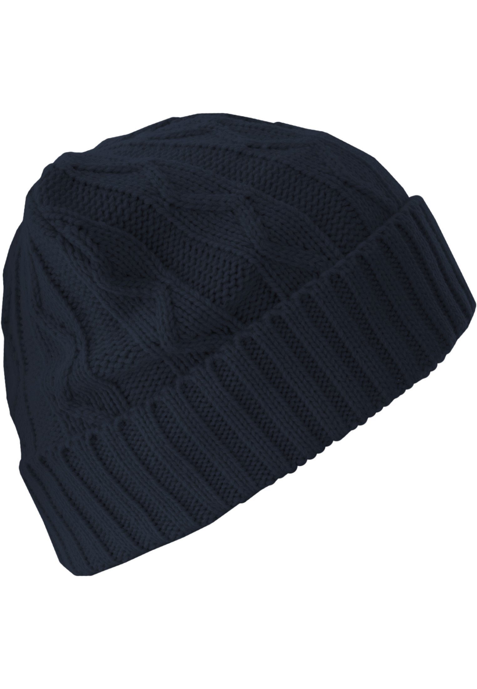 MSTRDS Beanie Accessoires Flap (1-St) navy Beanie Cable