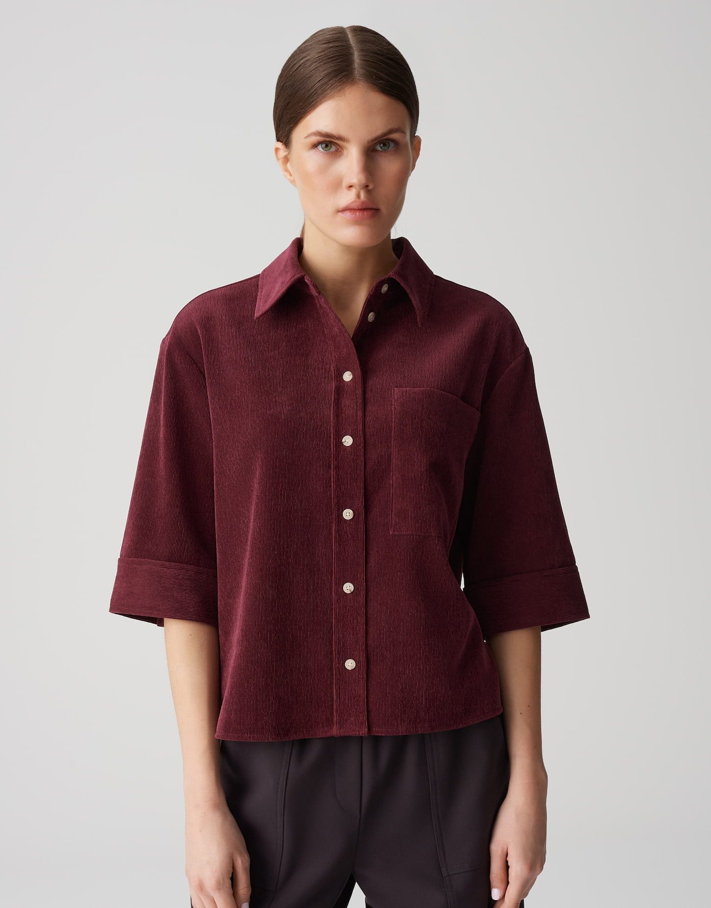 Hemdbluse FAISA aus feinem Cord