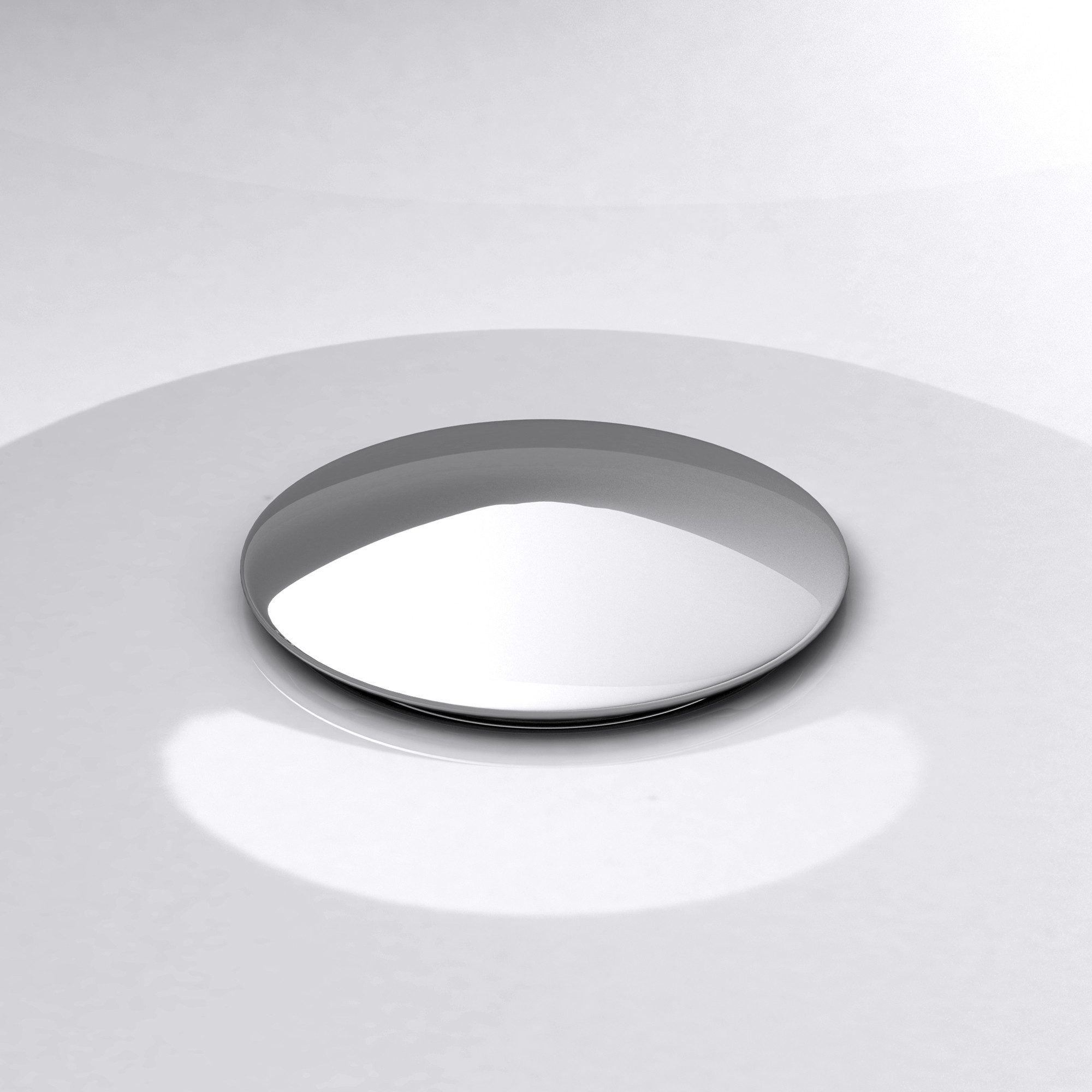 doporro Waschbeckenstöpsel Design Überlauf-Ablaufgarnitur Push-Open Pop-Up-Ventil Abfluss pu04, Ø 6.8 cm (Hardware-fitting) – Bild 5 von 5