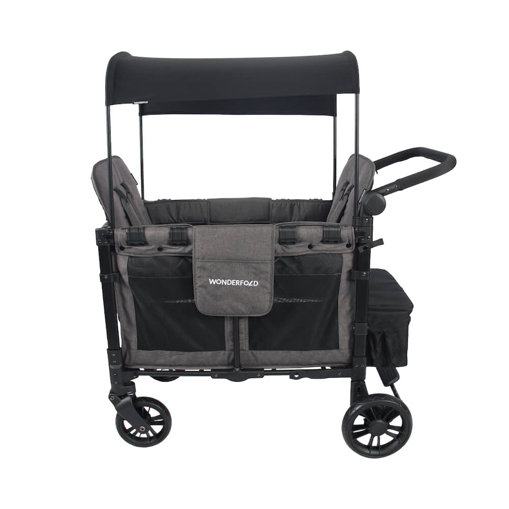 Wonderfold Bollerwagen W2 Elite Kinderwagen für 2 Kinder / Bollerwagen