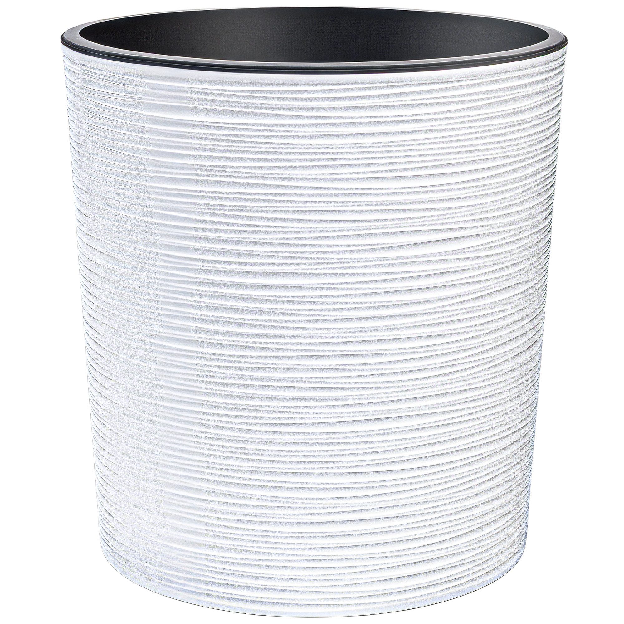 KONZEPT Blumentopf Pflanztopf Groß Innen, 30cm Meißelspuren-Design, Mit Inn günstig online kaufen