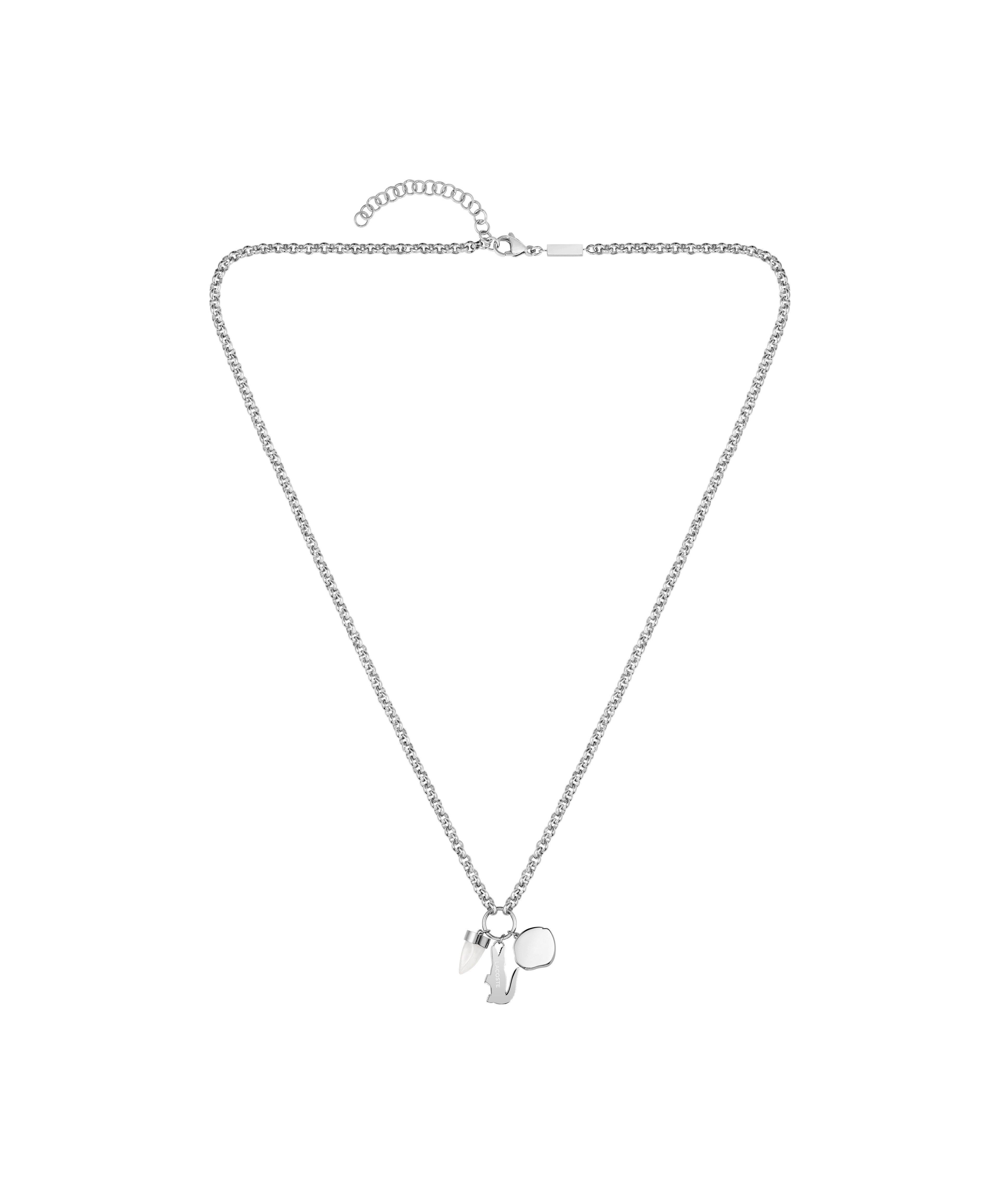 Lacoste Kette mit Anhänger UMPIRE, mit Malachit, Marmor