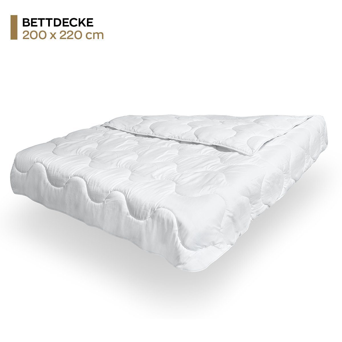 KingMatratzen Ganzjahresbettdecke + Kopfkissen Bettdecke Steppdecke günstig online kaufen