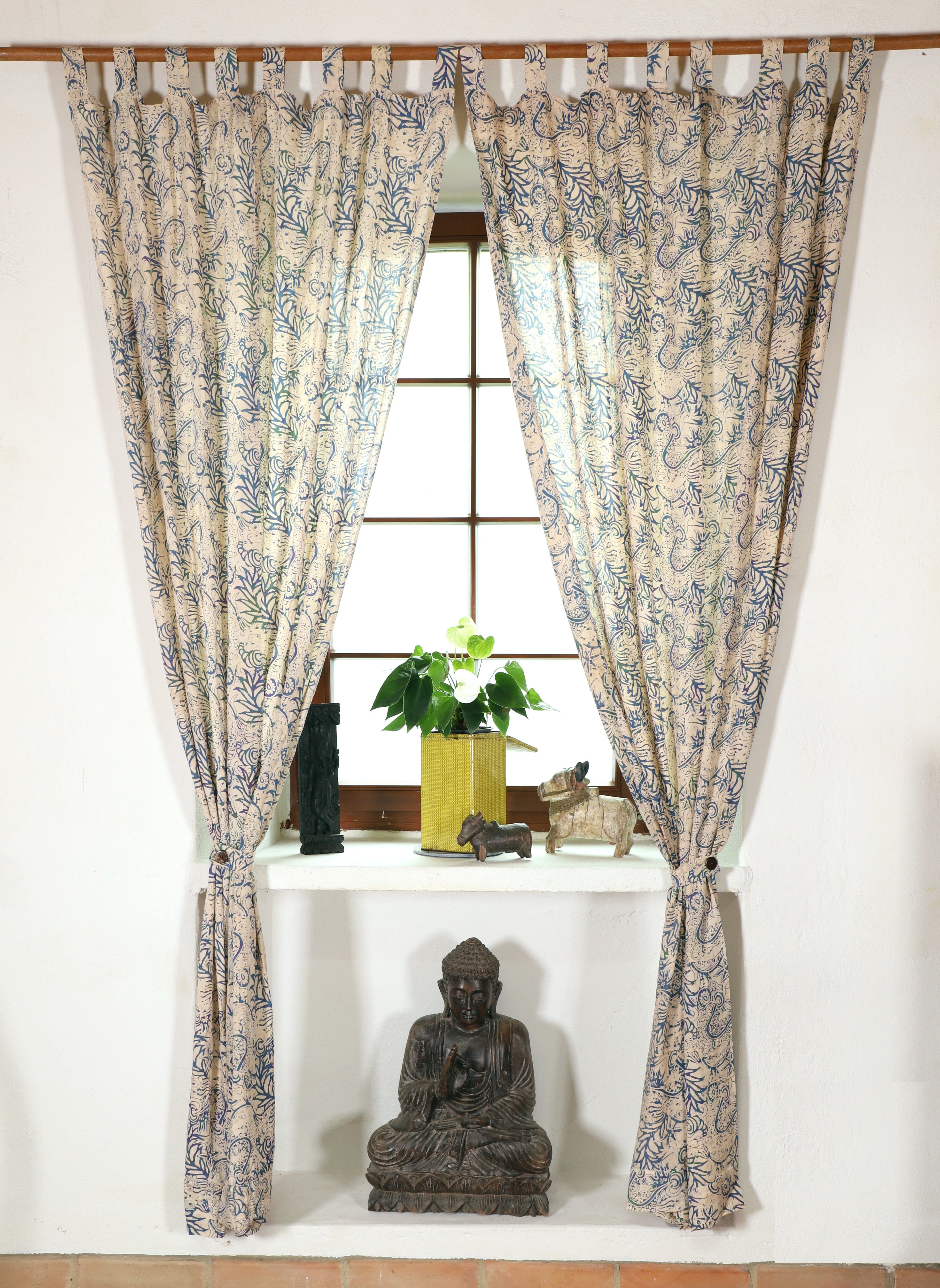 Guru-Shop Vorhang Balinesischer Vorhang, Wandschmuck mit..