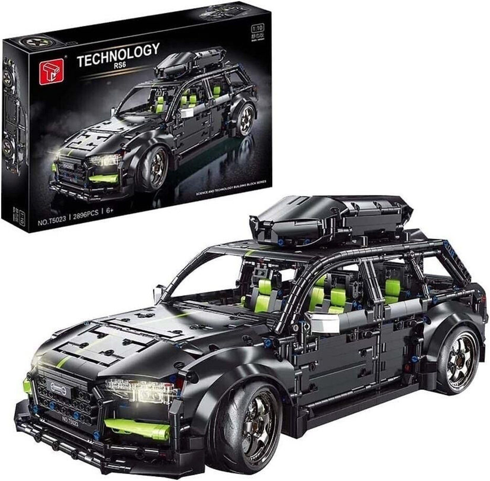 TaiGaoLe TaiGaoLe T5023 RS6 Sportscar - Sportwagen - Technik Modell Konstruktionsspielsteine, (2896 St)