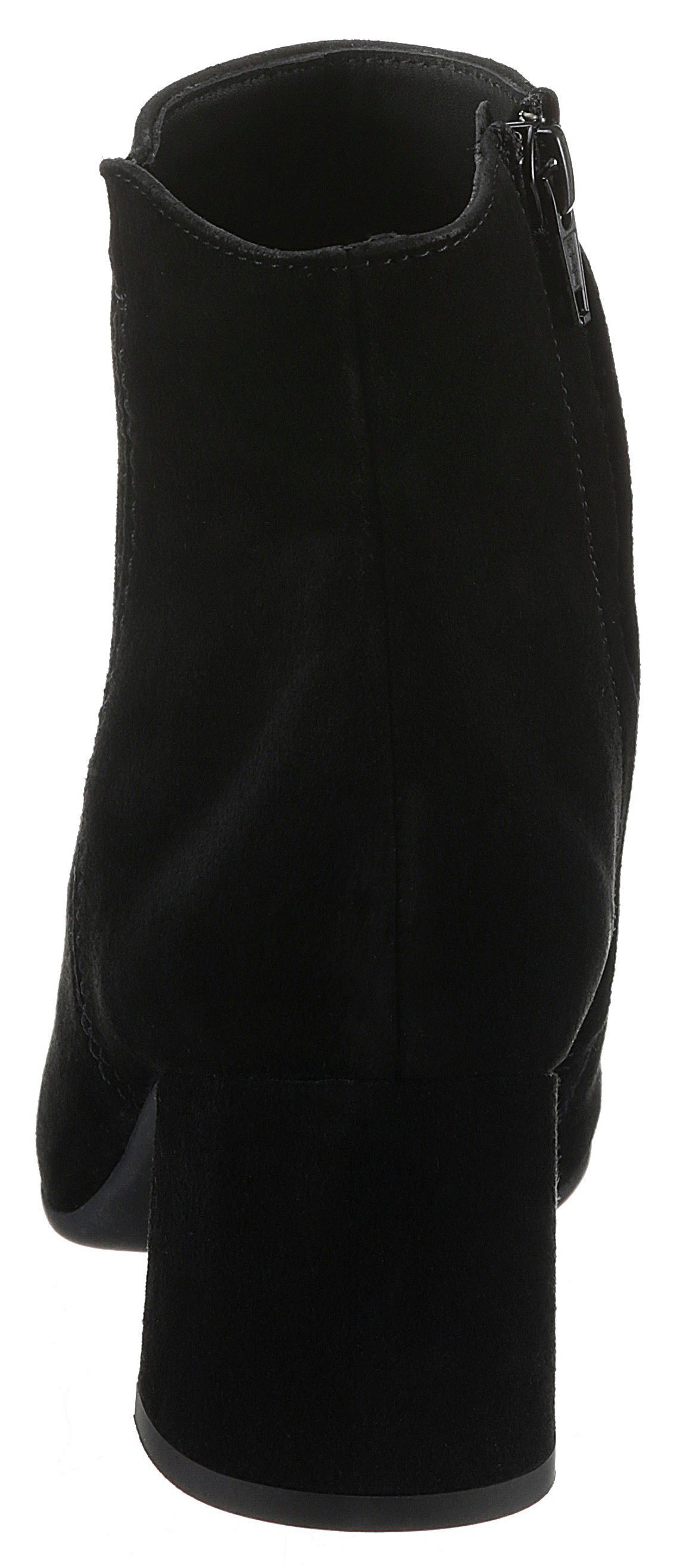 Paul Green schwarz mit Stiefelette 5,5-cm-Blockabsatz