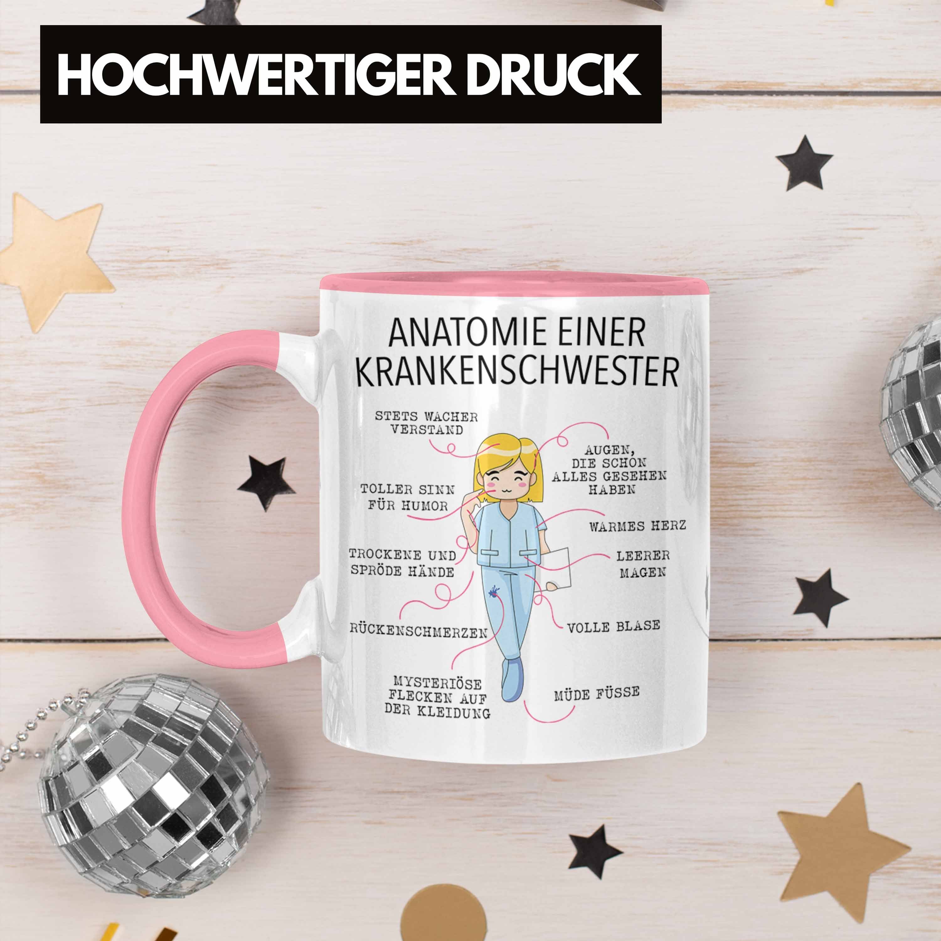 Trendation Tasse Trendation - Anatomie Krankenschwester Tasse Geschenk Lustige Geschenk – Bild 3 von 5