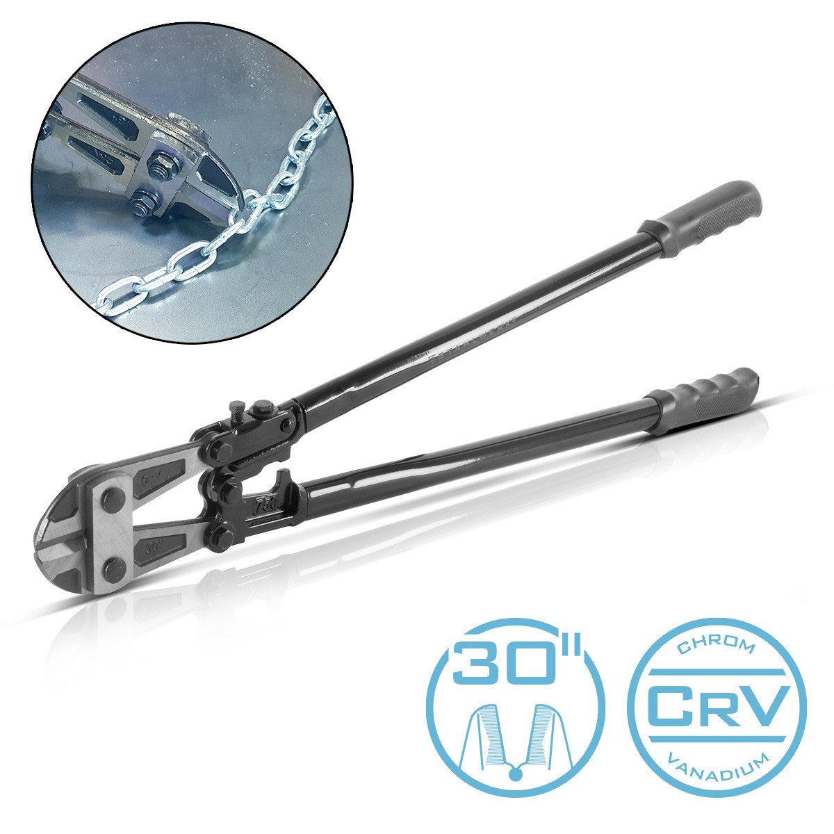 STAHLWERK Bolzenschneider Bolzenschneider 30“ Chrom-Vanadium, (Packung, 1-tlg), Stahlschneider, Mattenschneider