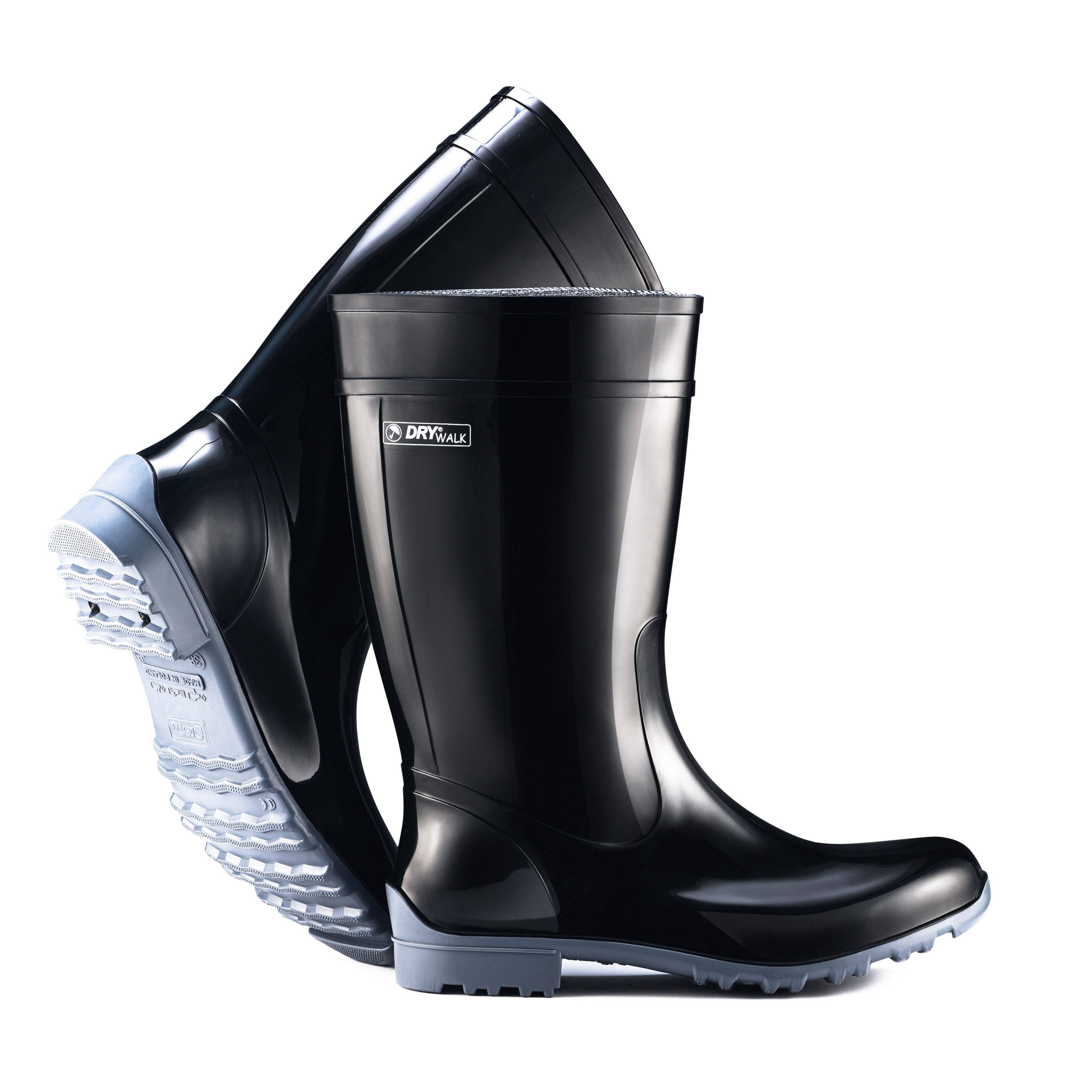 Fjordvik Himmelsken Outdoorstiefel Glänzendes Finish 40 Schwarz Gummistiefel Perfekt für die Stadt Spaziergänge Gassigehen