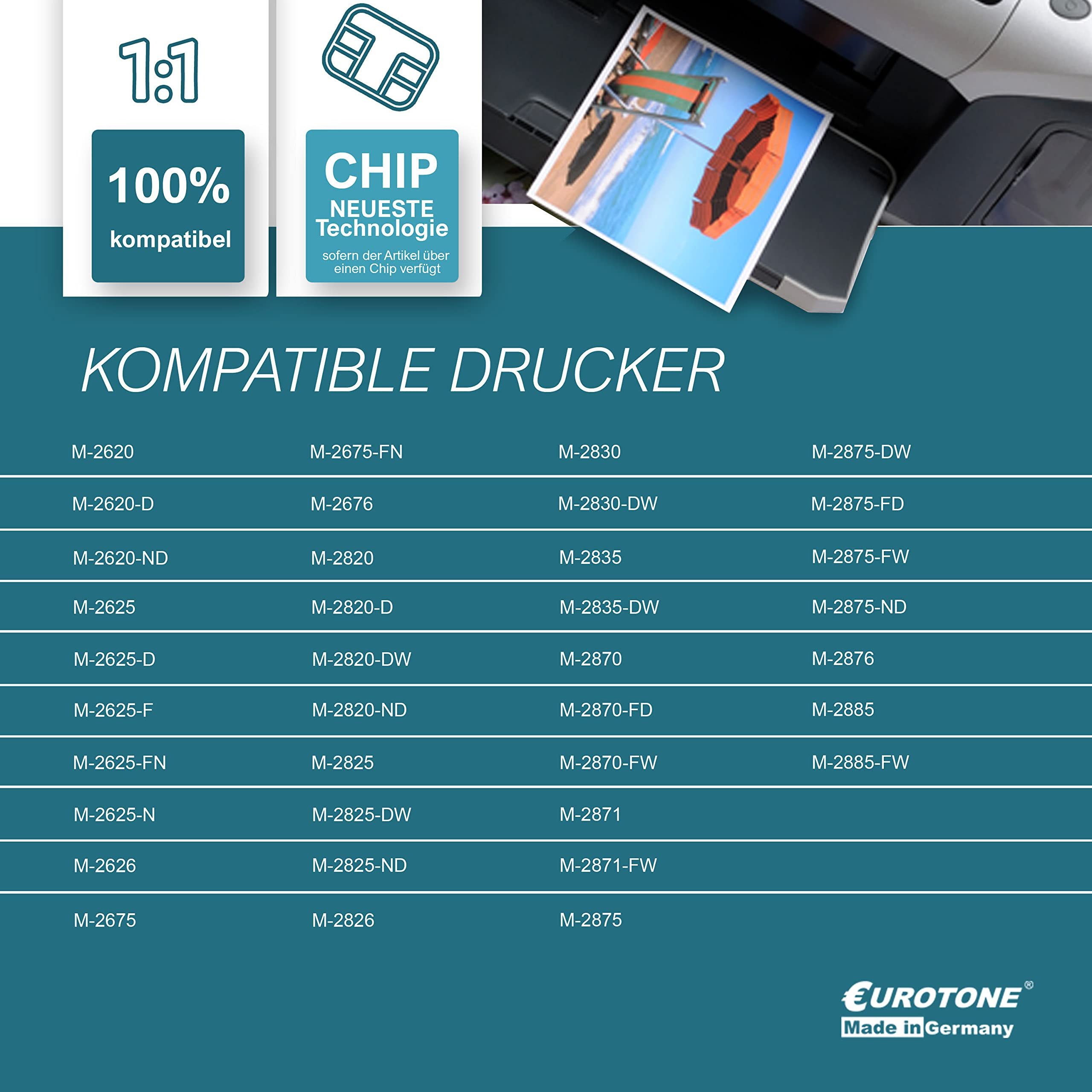 Eurotone Tonerkartusche MLTD116L, (Einzelpack, 1-St., Lieferumfang: 1er-Pack in Schwarz Toner in Schwarz), Eurotone Toner MLTD116L, 1er-Pack in Schwarz, Schwarz
