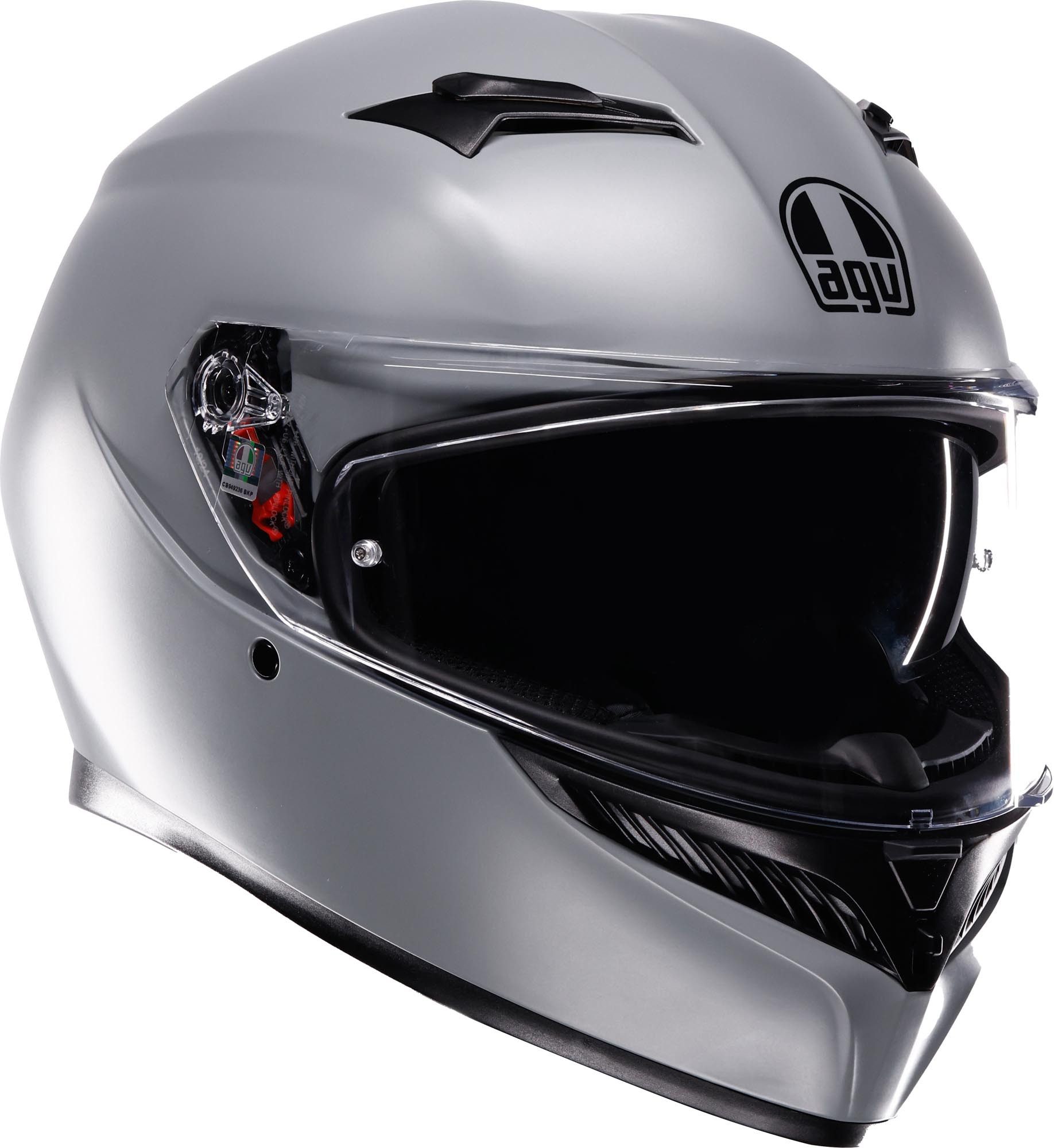 AGV Motorradhelm K3 Mono Helm, vorbereitet für Kommunikationssystem,integriertes Sonnenvisier