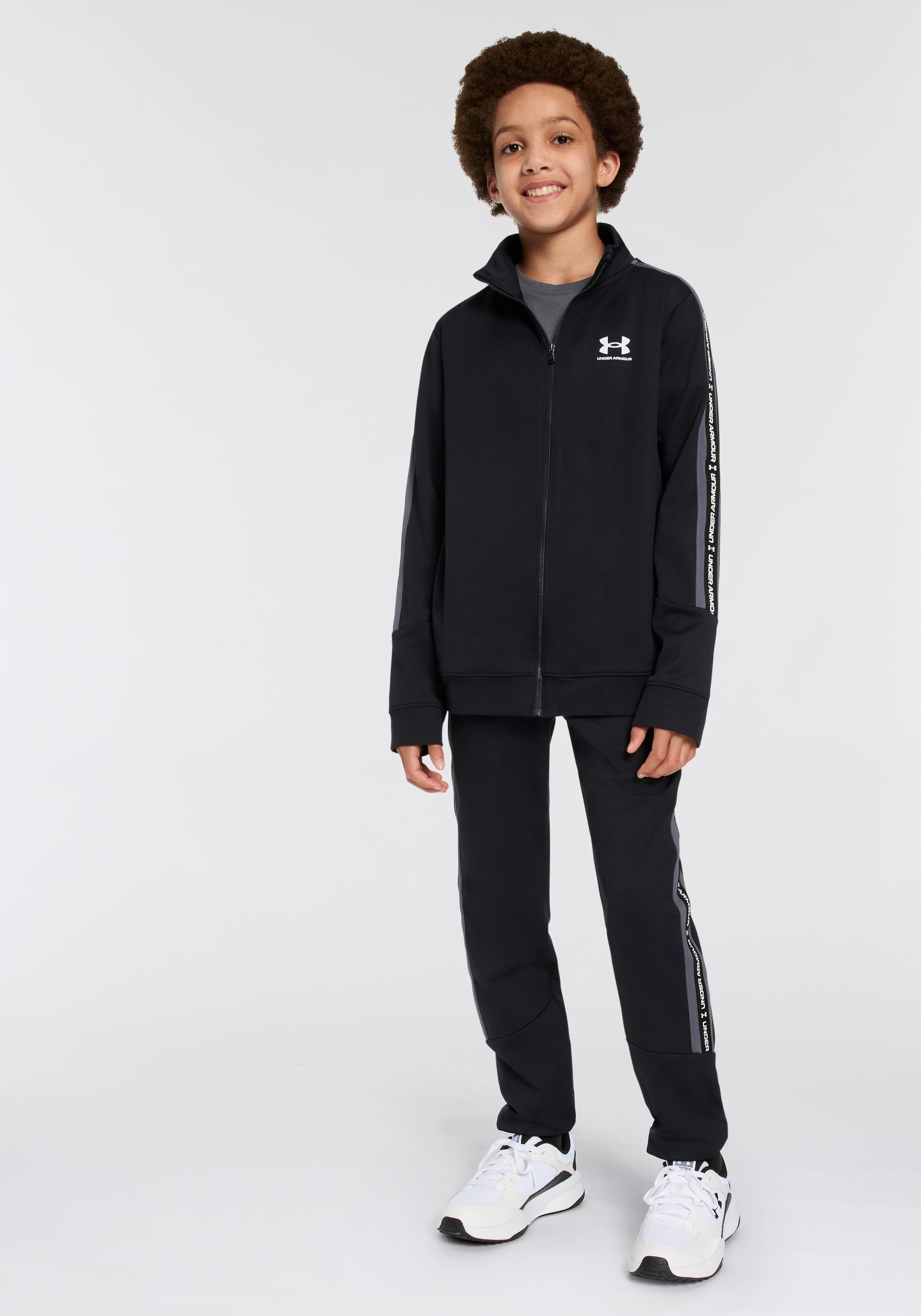 Under Armour® Trainingsanzug UA B ICON KNIT TRACKSUIT, für Sportmode und aktive Freizeit, komfortables Tragegefühl, Ansicht 1