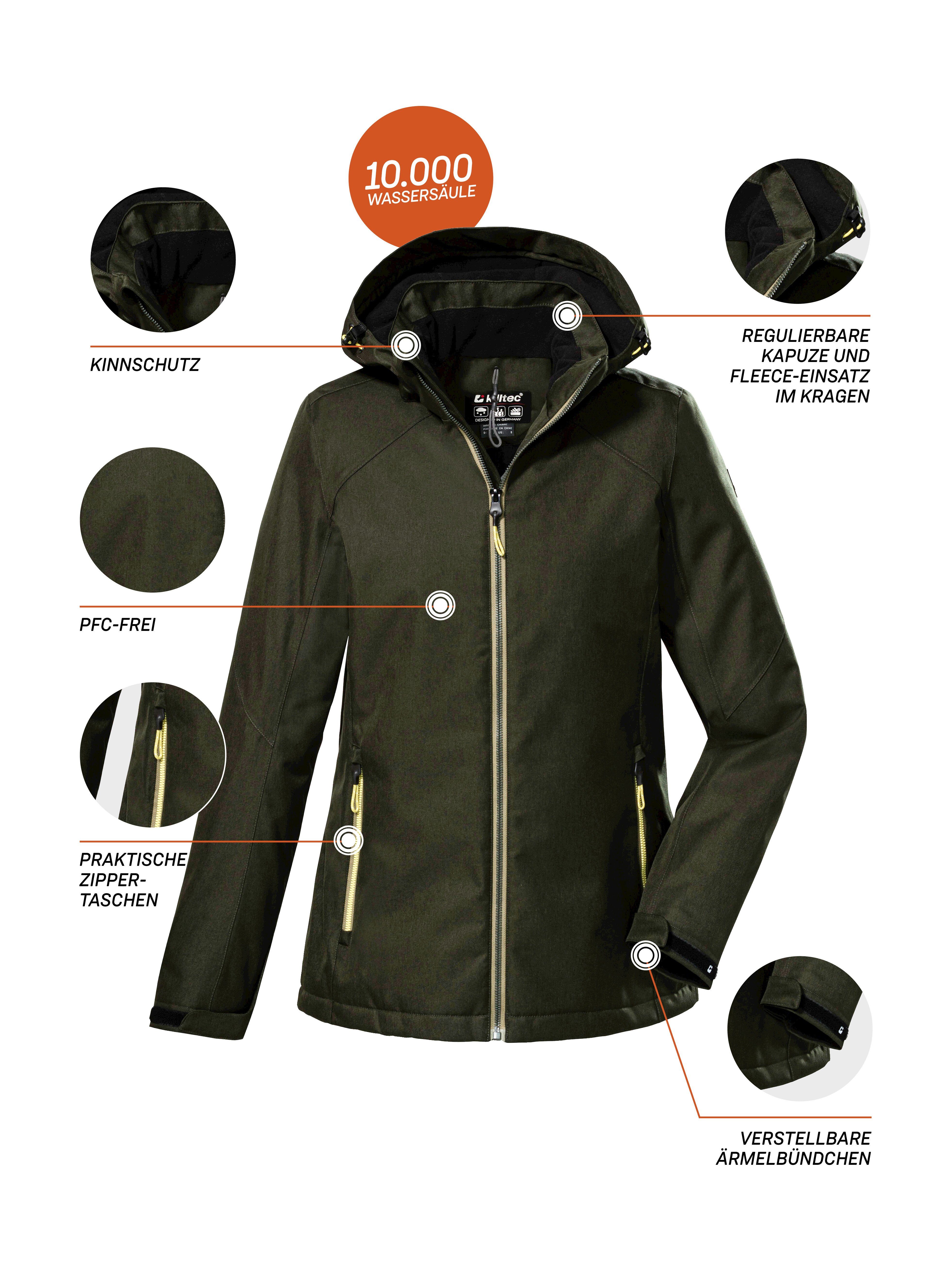 WMN 142 JCKT olivgrün KOW Killtec Outdoorjacke