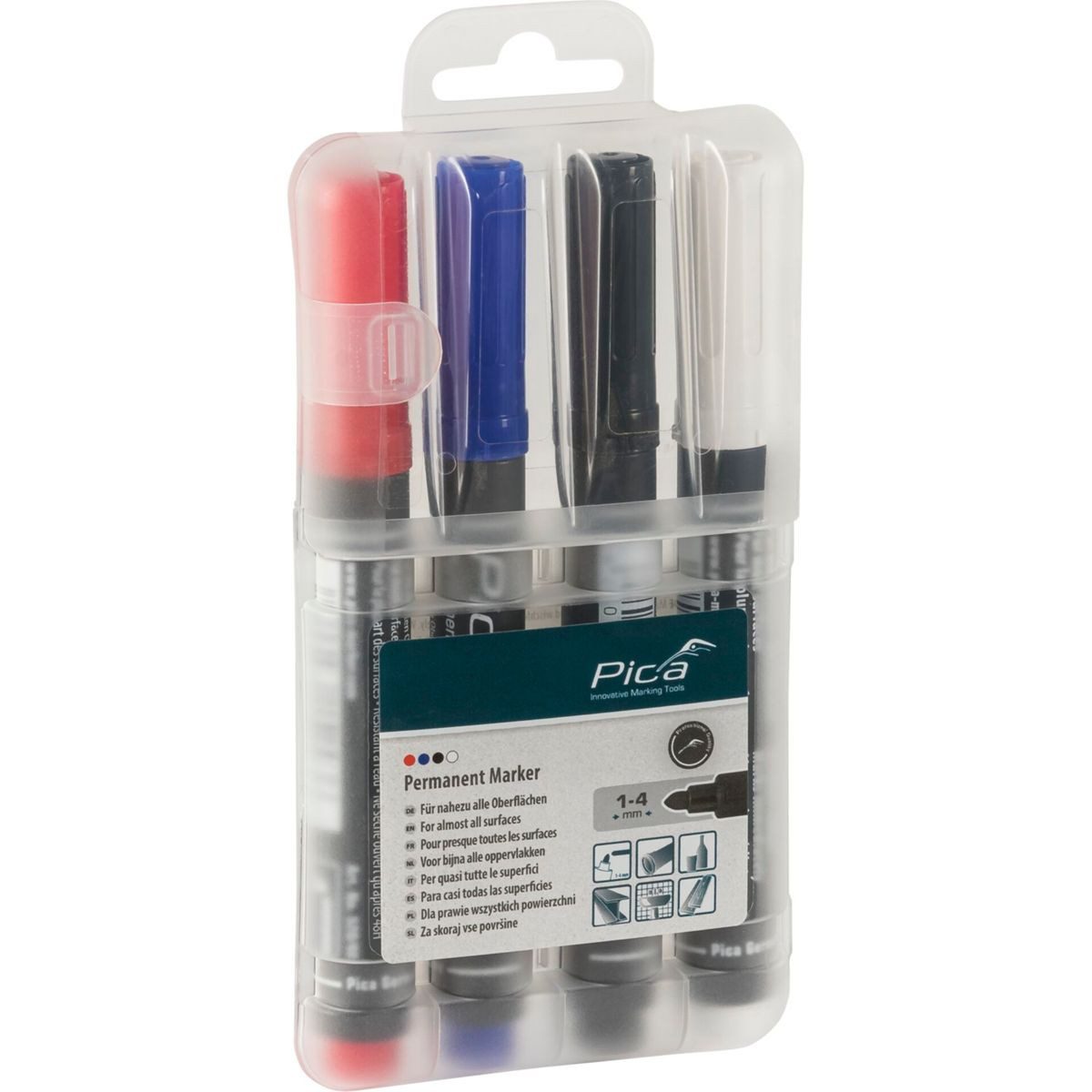 Kreidemarker Pica permanent Marker 1-4mm sortiert mit
