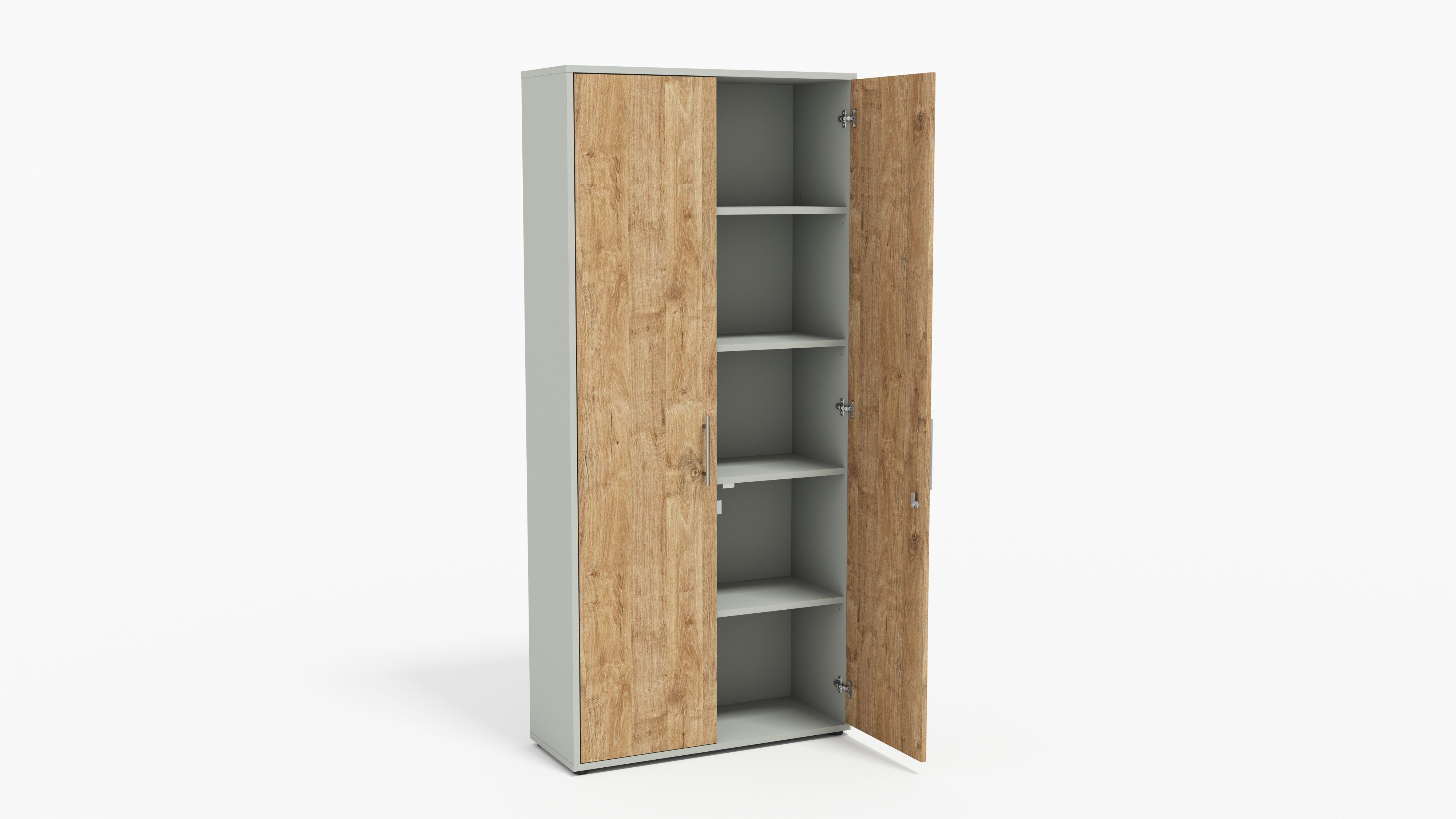 BMG Möbel Aktenschrank Office Edition abschließbar, 5 Ordnerhöhen, Platz für über 45 DIN A4 Ordner – Bild 3 von 5