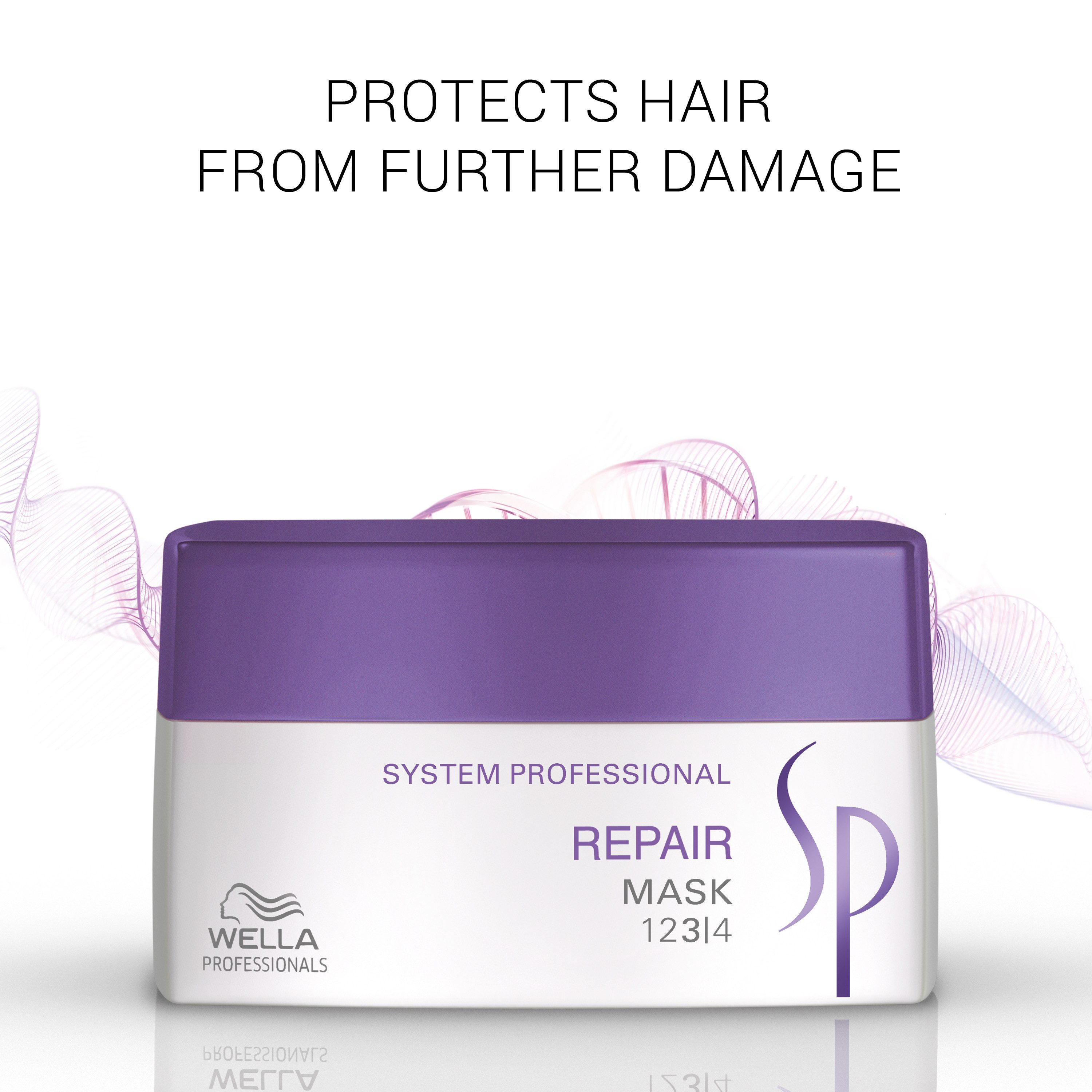Wella SP Haarmaske REPAIR MASK, sanfte Pflege, kräftigend, baut die Struktur wieder auf