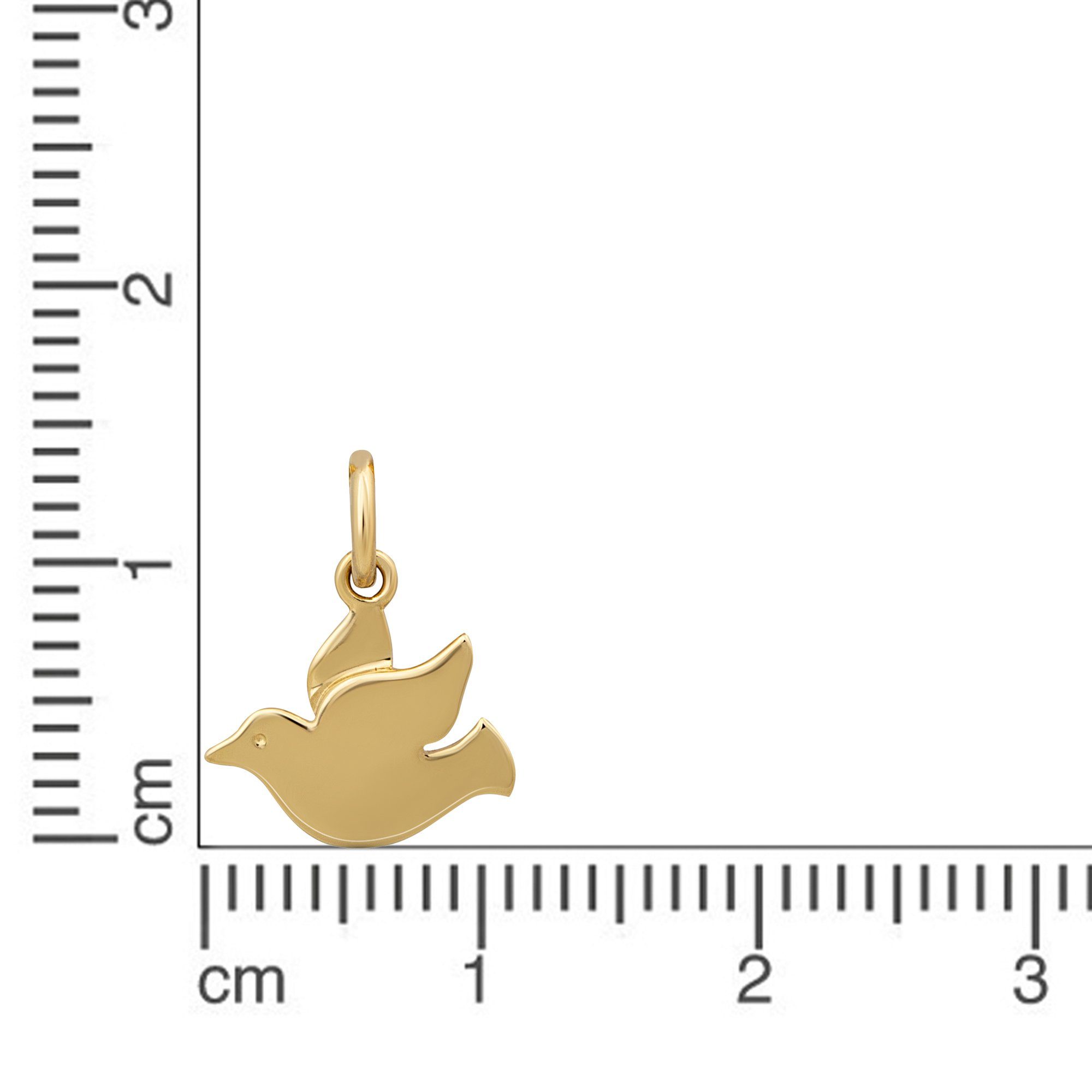 Kettenanhänger Tauben-Motiv Orolino mit 585 Gold