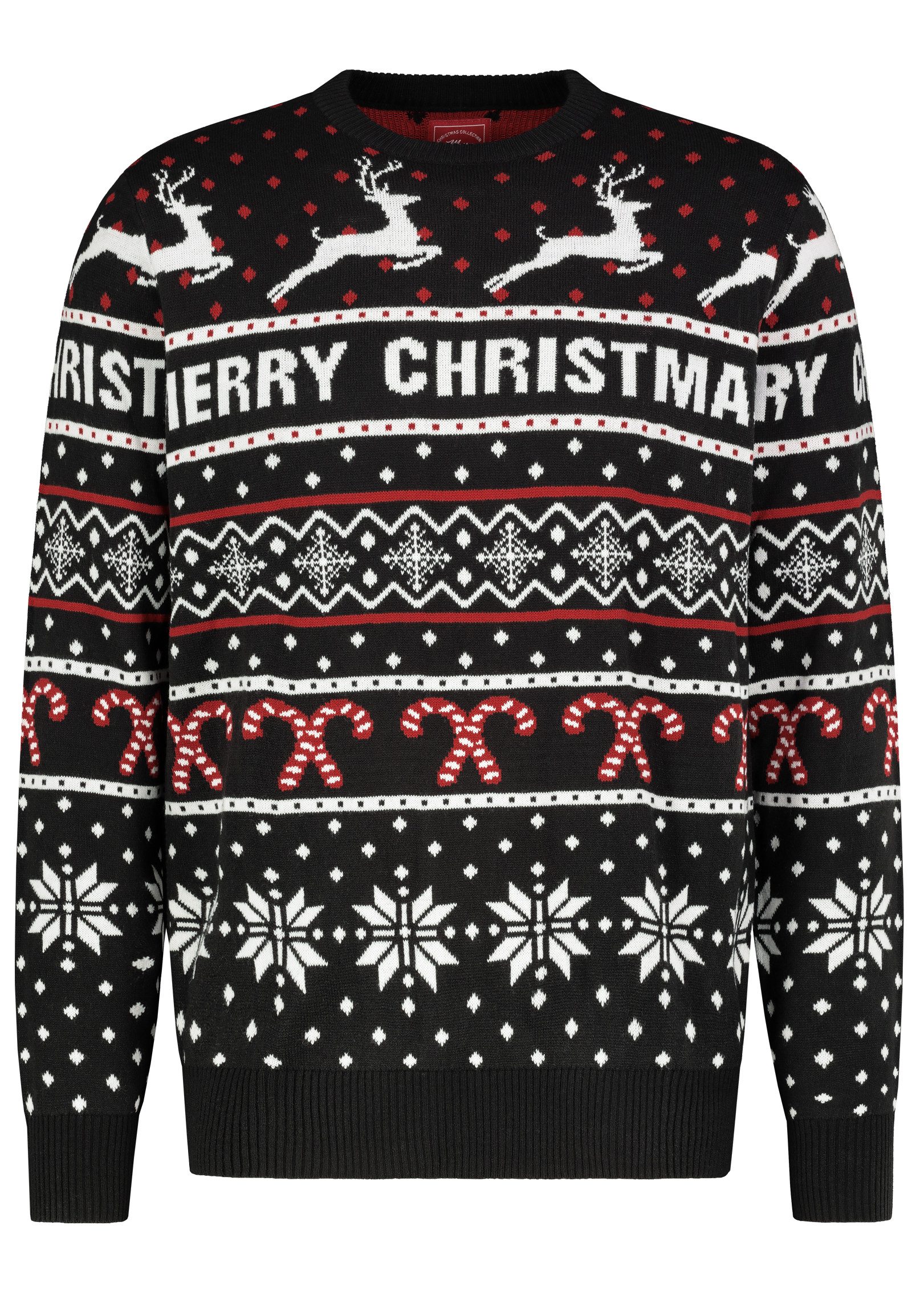 SUBLEVEL Strickpullover Herren Weihnachts Pullover originelle Motive Weihna günstig online kaufen