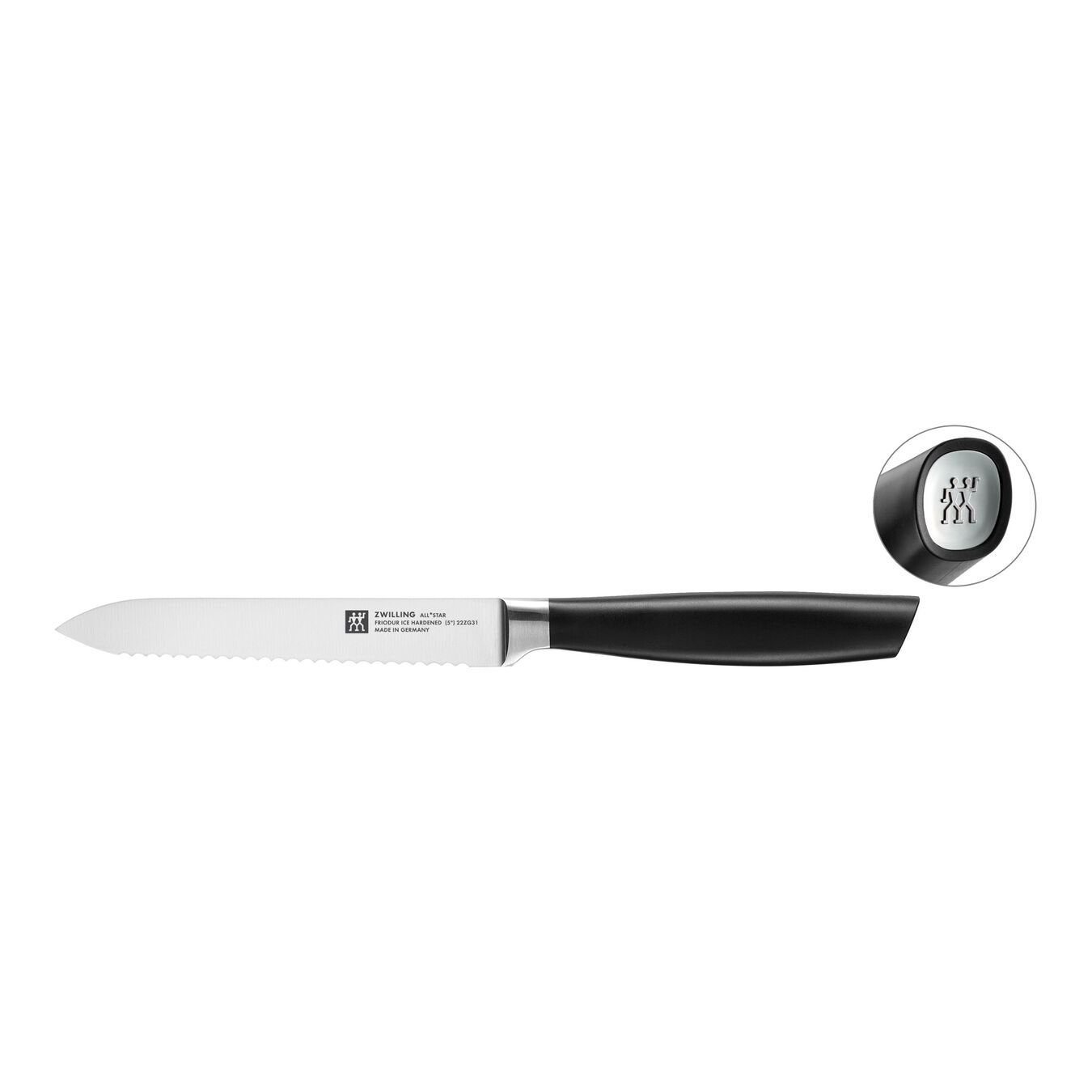 Zwilling Universalmesser ZWILLING All * Star Universalmesser 13 cm, Silber FRIODUR Klinge, (1 St)