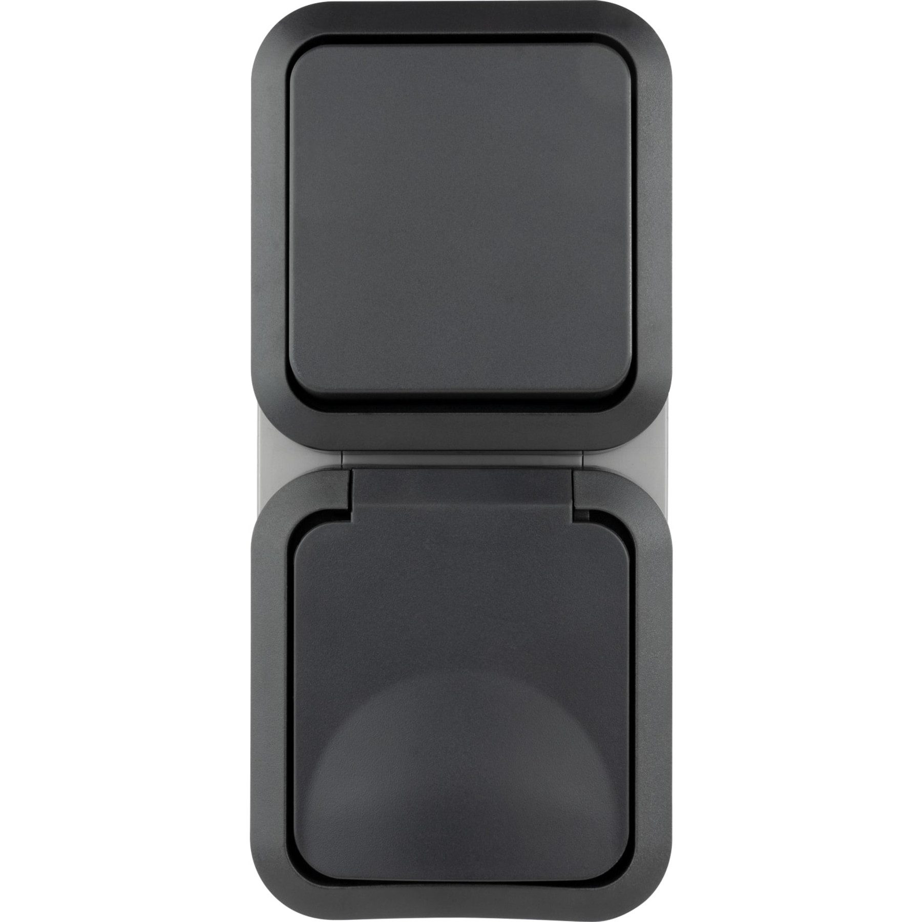 REV Aufputz-Steckdose REV Feuchtraum-Kombination, Steckdose & Wechselschalter AquaStorm, AP