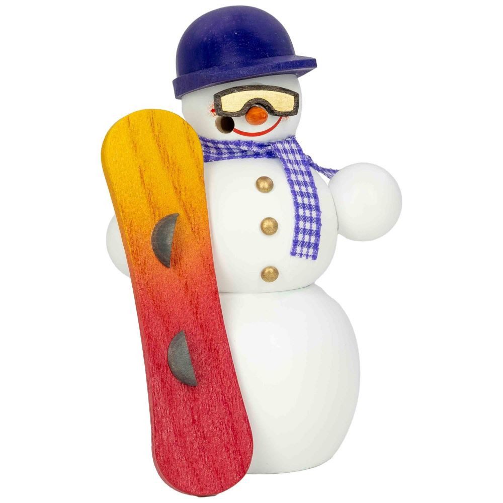 Seiffener Volkskunst Räuchermännchen Schneemänner "Die Freundlichen" verschiedene Motive - tolles Geschenk