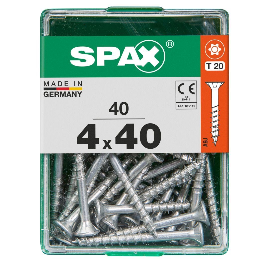 TX - 40 4.0 mm Spax SPAX 40 20 Universalschrauben x Holzbauschraube