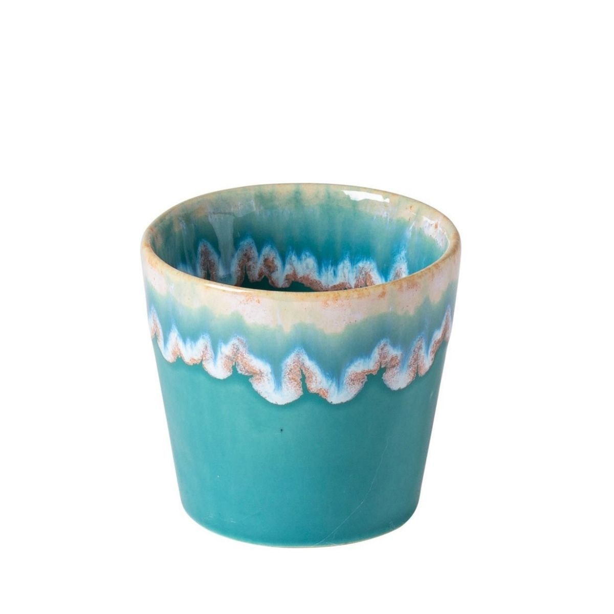 Costa Nova Espressotasse Grespresso, Türkis Blau, 7 cl, 1-tlg., Keramik, Ø ca. 5,4 cm, Höhe 5,8 cm, 7 cl