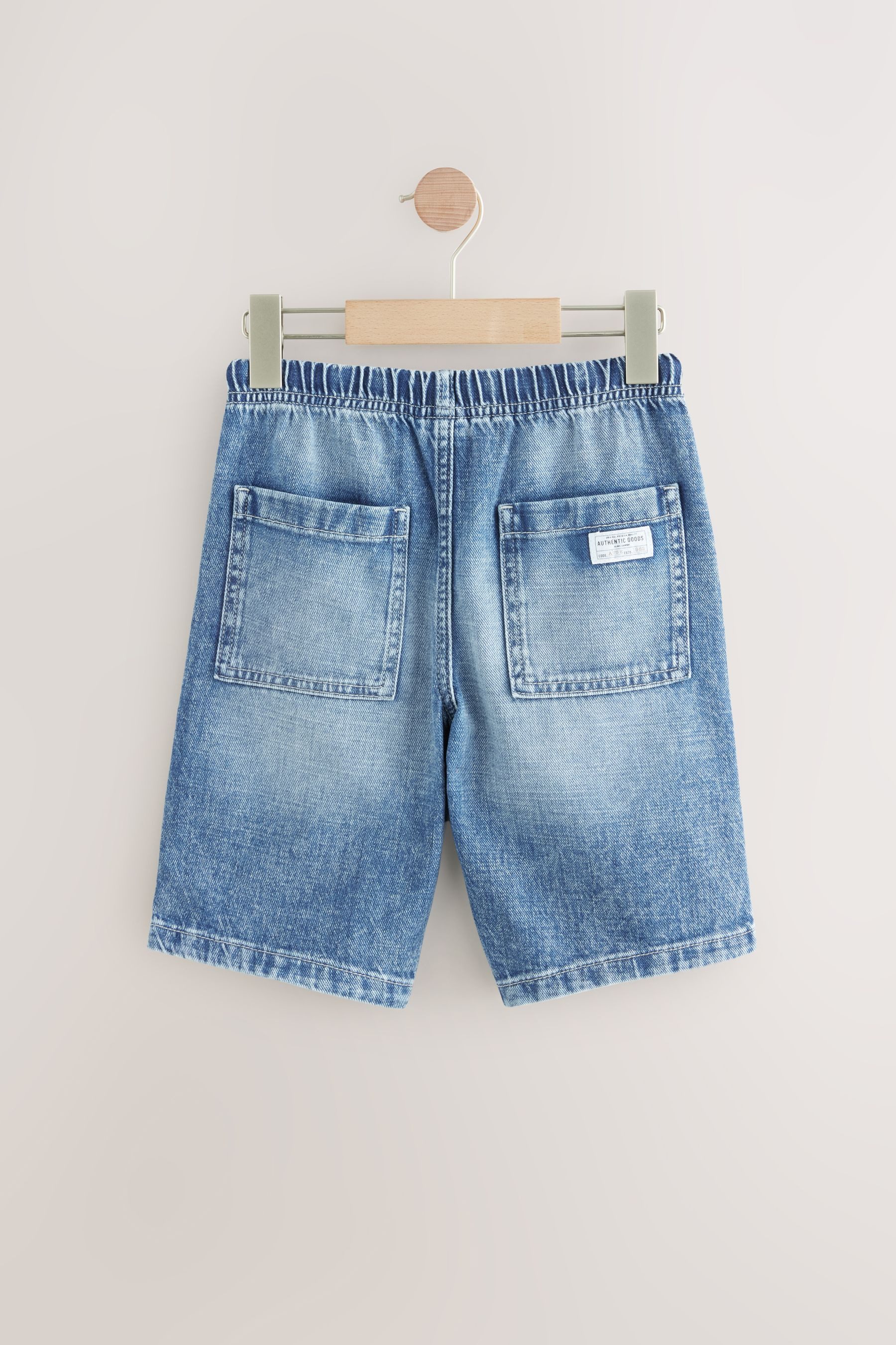 Next Shorts Denim-Bermudashorts aus 100 % Baumwolle 2er-Pack (2-tlg)