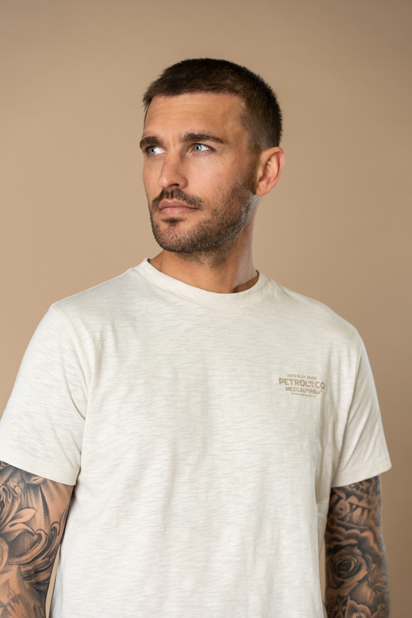 Petrol Industries T-Shirt Men T-Shirt mit Backprint günstig online kaufen