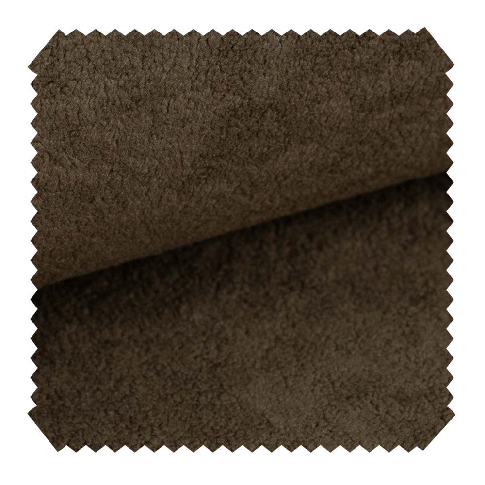 novely® Stoff HURTH Kuscheliger Möbelstoff Velours Polsterstoff Erdtöne, Robust, Kuschelweich, Pflegeleicht, Meterware, 1lfm