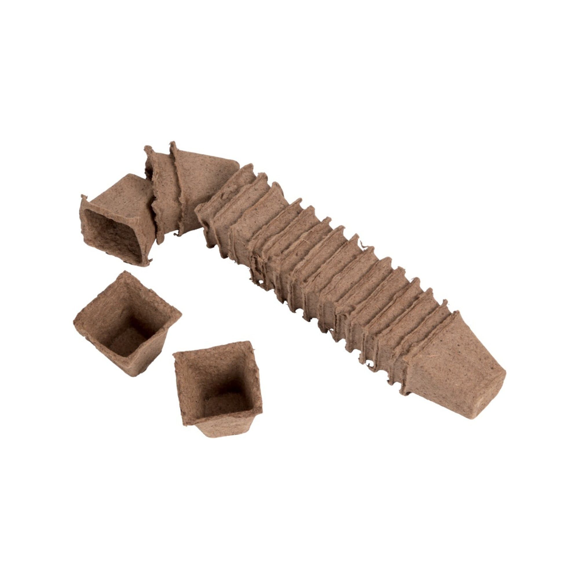 Floraworld Abdeckkappe floraworld Anzuchttöpfe 6x6cm 20 Stk. Eckig