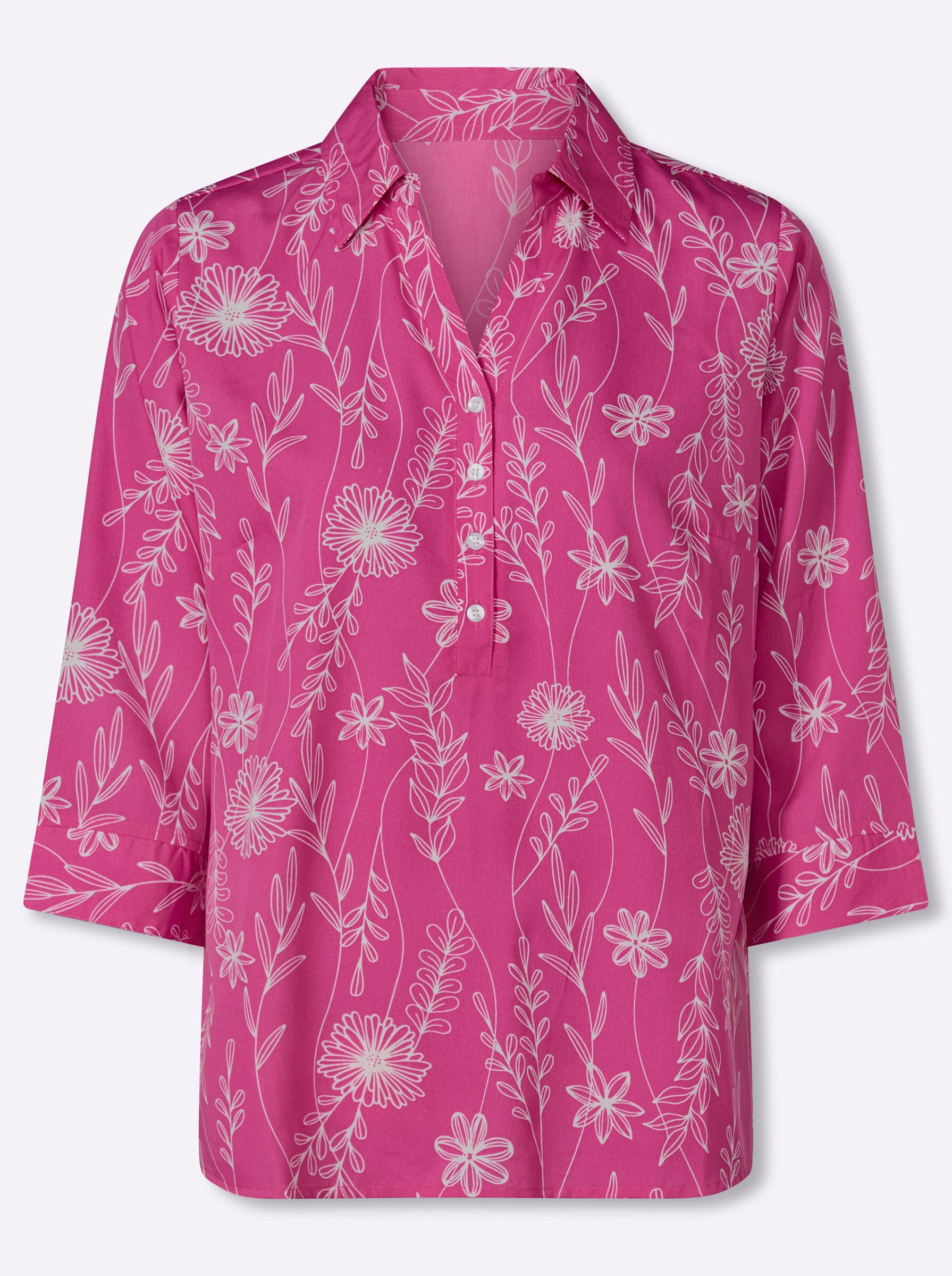 Sieh an! Klassische Bluse 3/4-Arm-Bluse 3/4-Arm – Bild 4 von 5