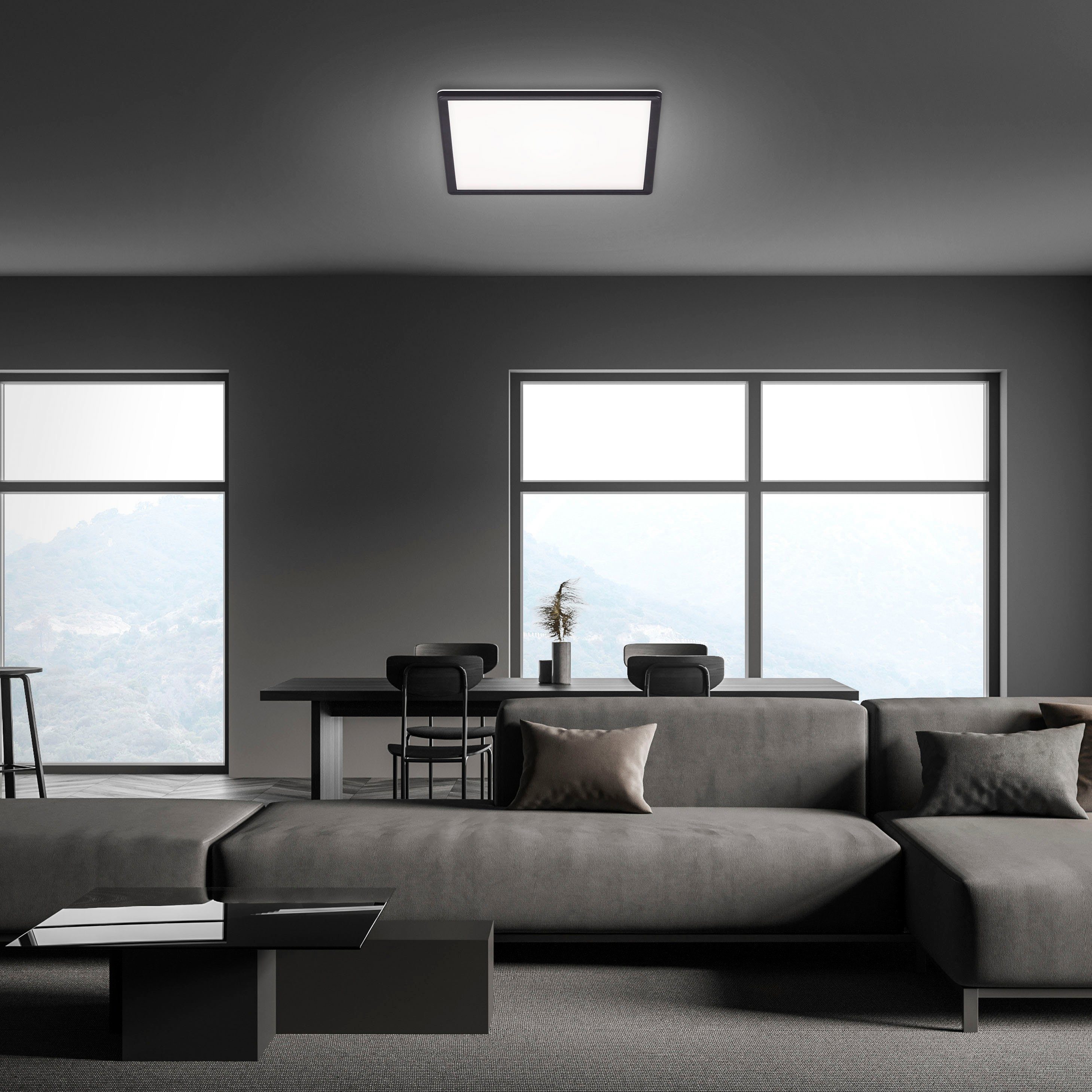 Briloner Leuchten LED Panel 7158415 SLIM, LED fest integriert, Warmweiß, De günstig online kaufen