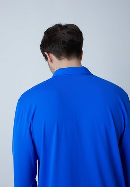SPORTKIND Funktionsshirt Golf Polo Shirt Langarm Jungen & Herren kobaltblau