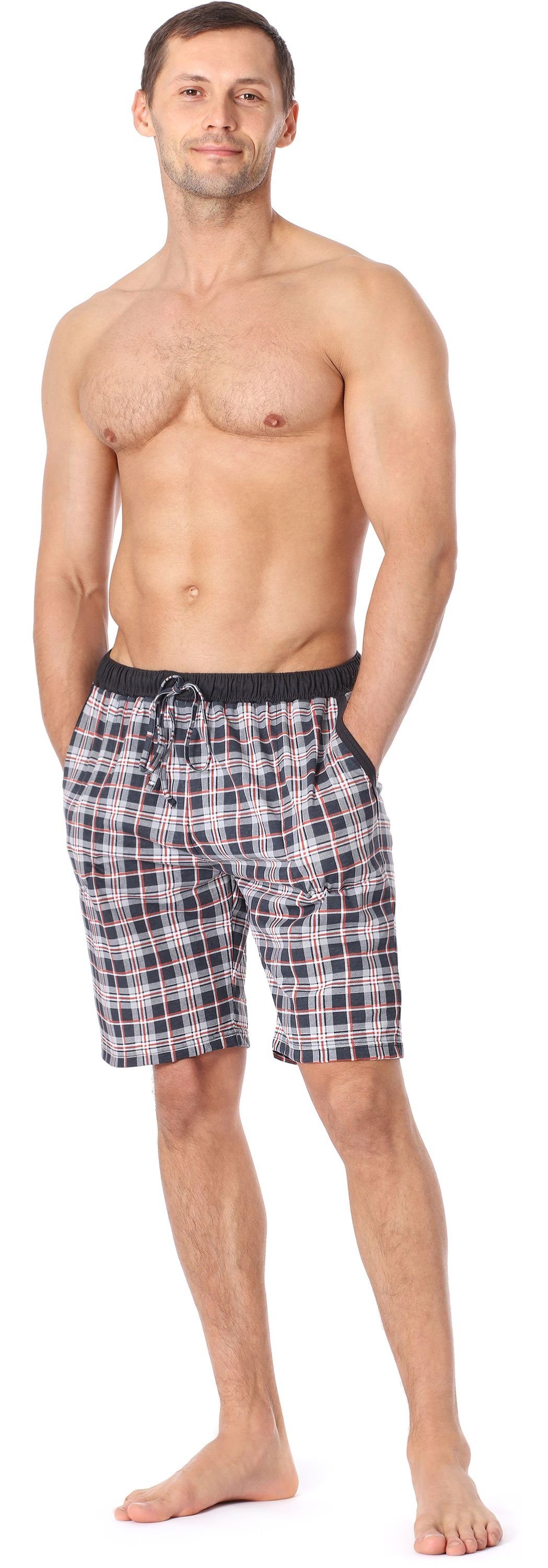 Timone Pyjamashorts Herren Schlafanzughose Kurz TI30-114 (1-tlg)